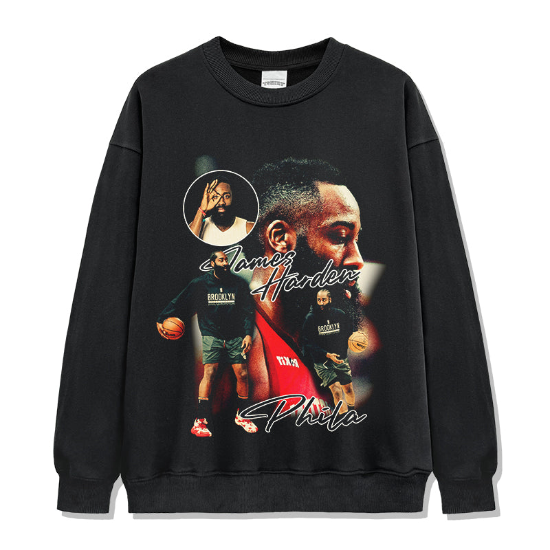 James Harden Sweatshirt NBA tribute tee in heavyweight cotton