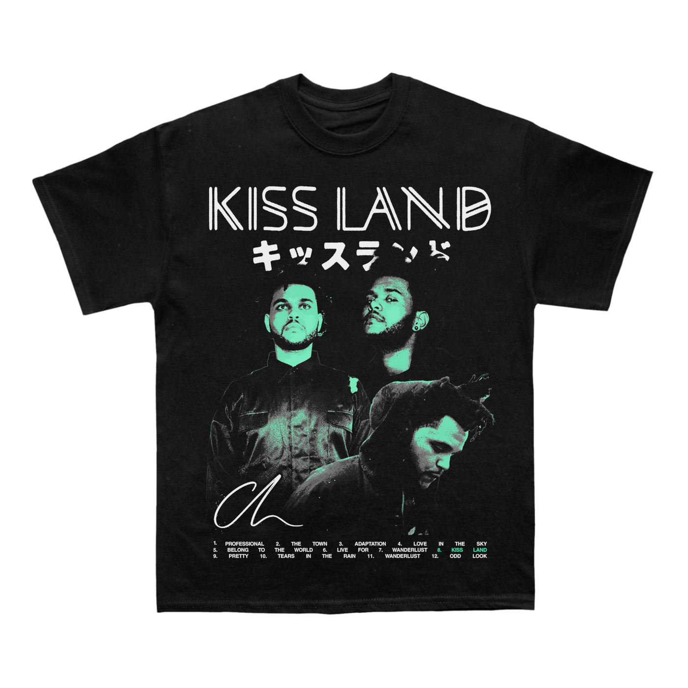 The Weeknd "Kissland" Album Back Design TEE