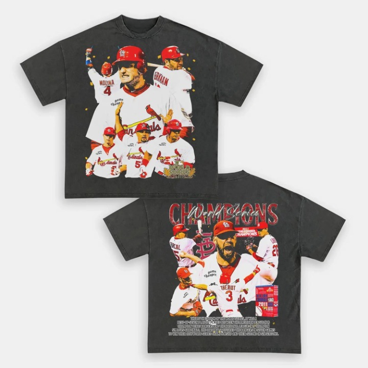 World Series champs Cardinals Back Design TEE - view 2