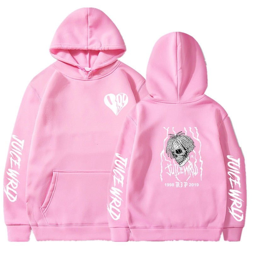 Juice Wrld Hoodies High Quality Winter Fleece Pullover Streetwear - 6ixmerchandise