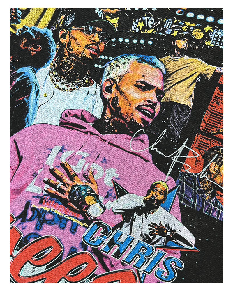 Chris Brown Breezy TEE 2024 - 6ixmerchandise