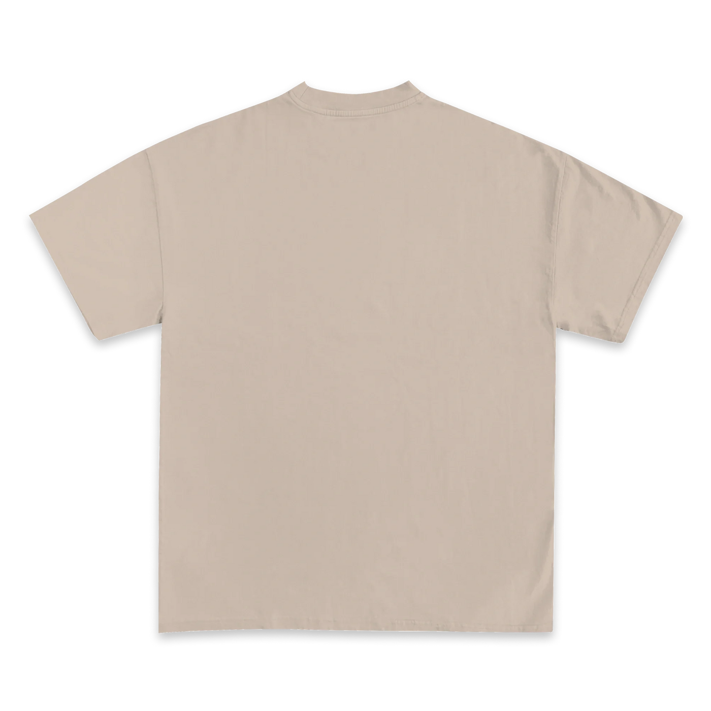 Custom Print Tee — Sand back