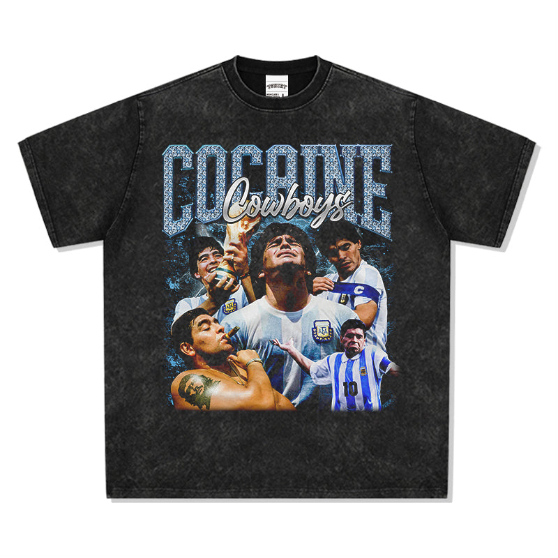Cocaine Cowboys By Diego Maradona Tee - view 3