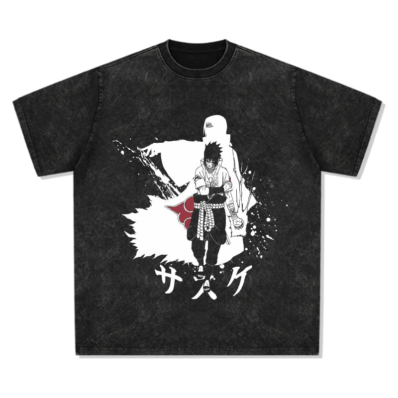 Sasuke Itachi Fire Shadow "Anime" TEE - view 2