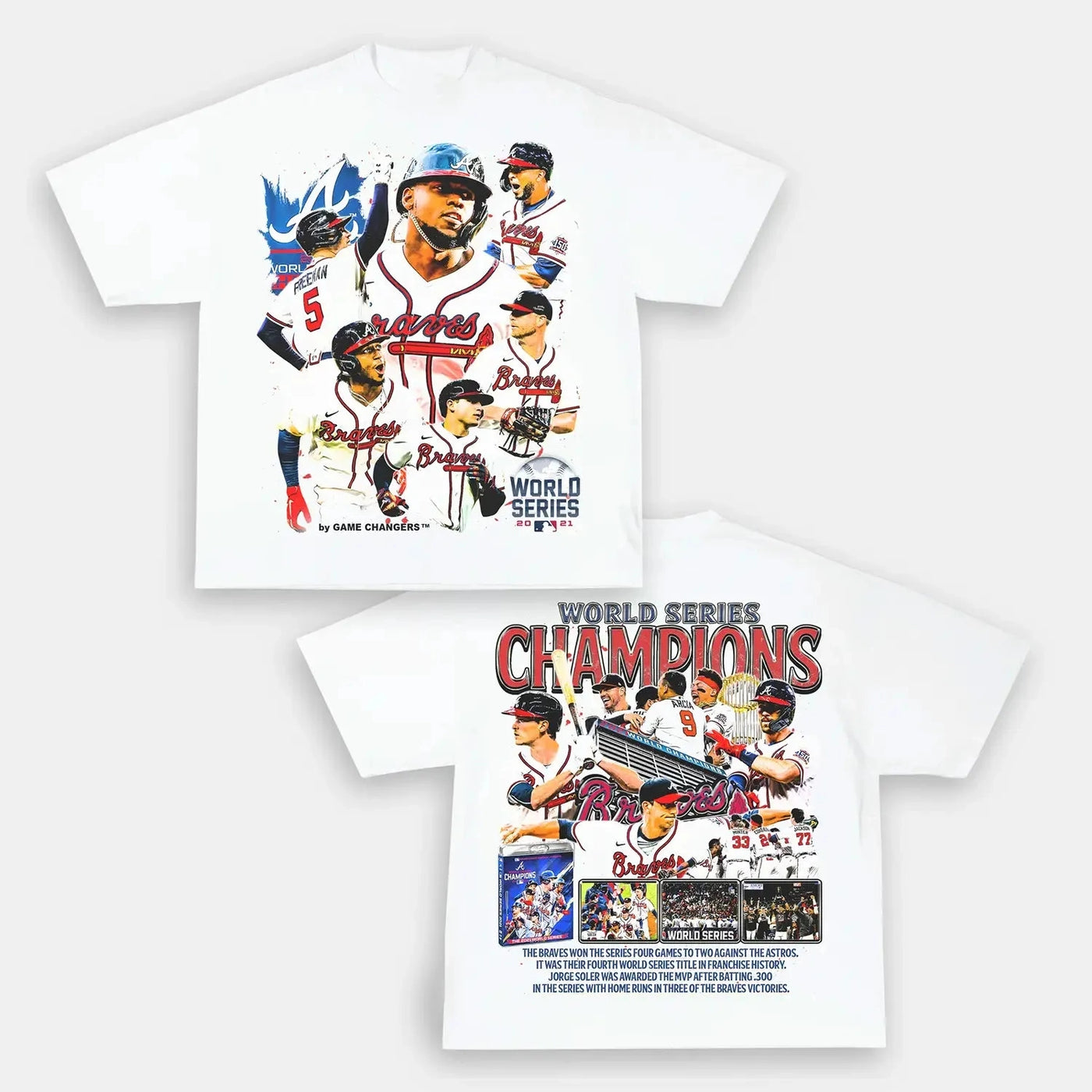 World Series champs Braves Back Design TEE - view 4