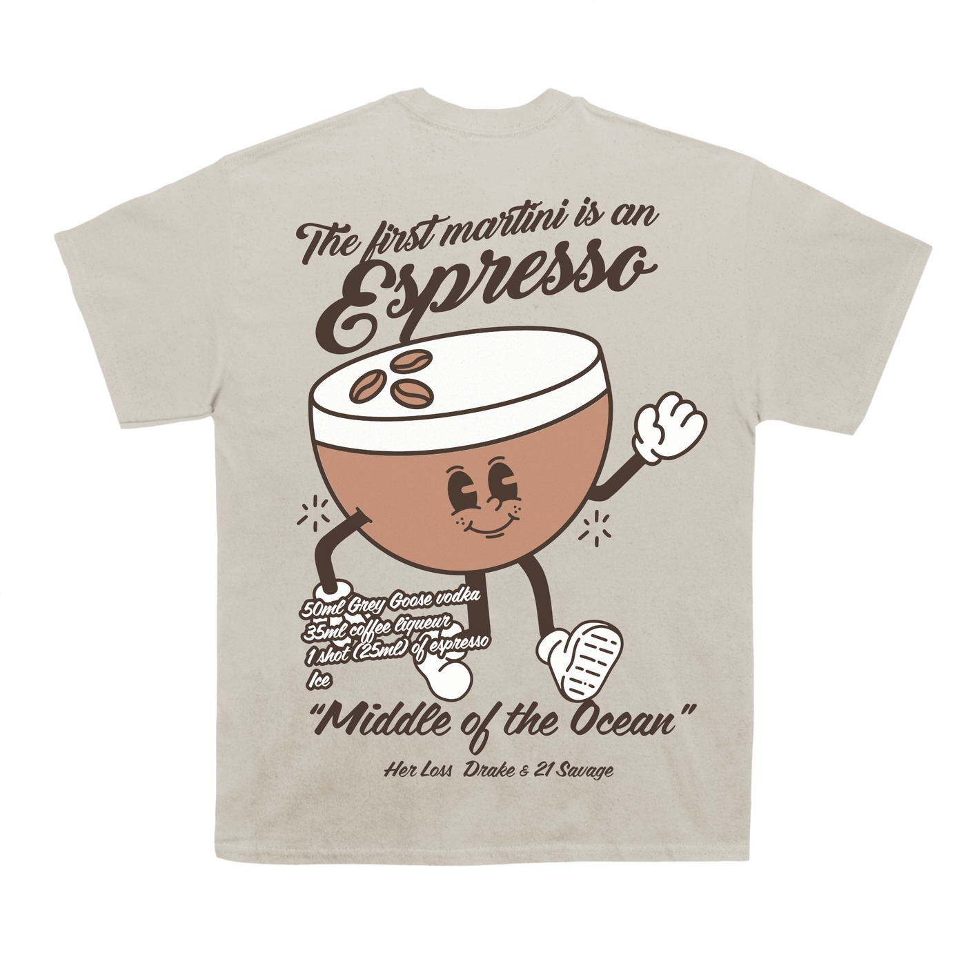Drizzy " Espresso Martini " Back Design Tee - view 4