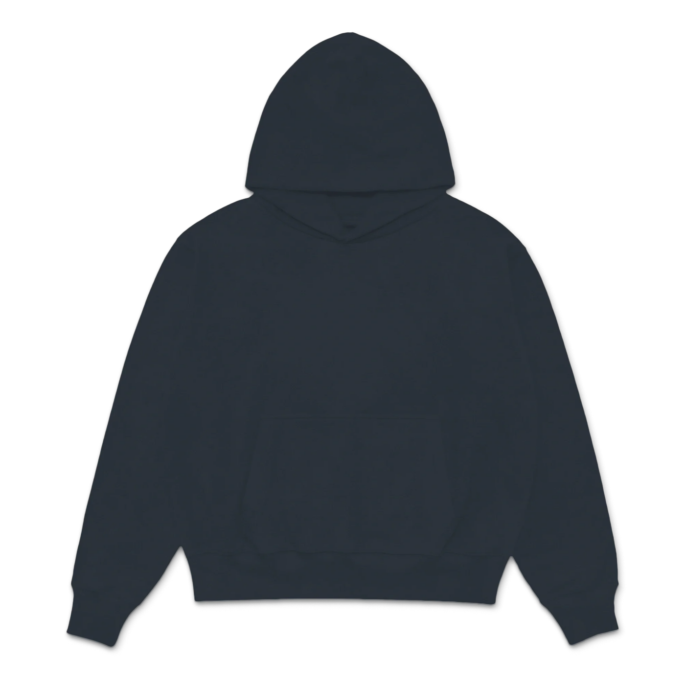 Custom Print Hoodie — Navy front