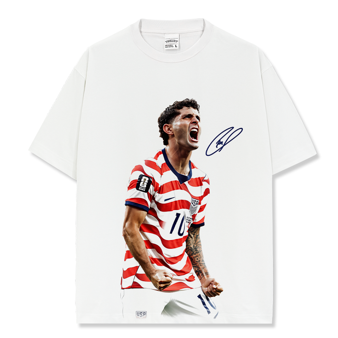 Christian Pulisic Tee - White