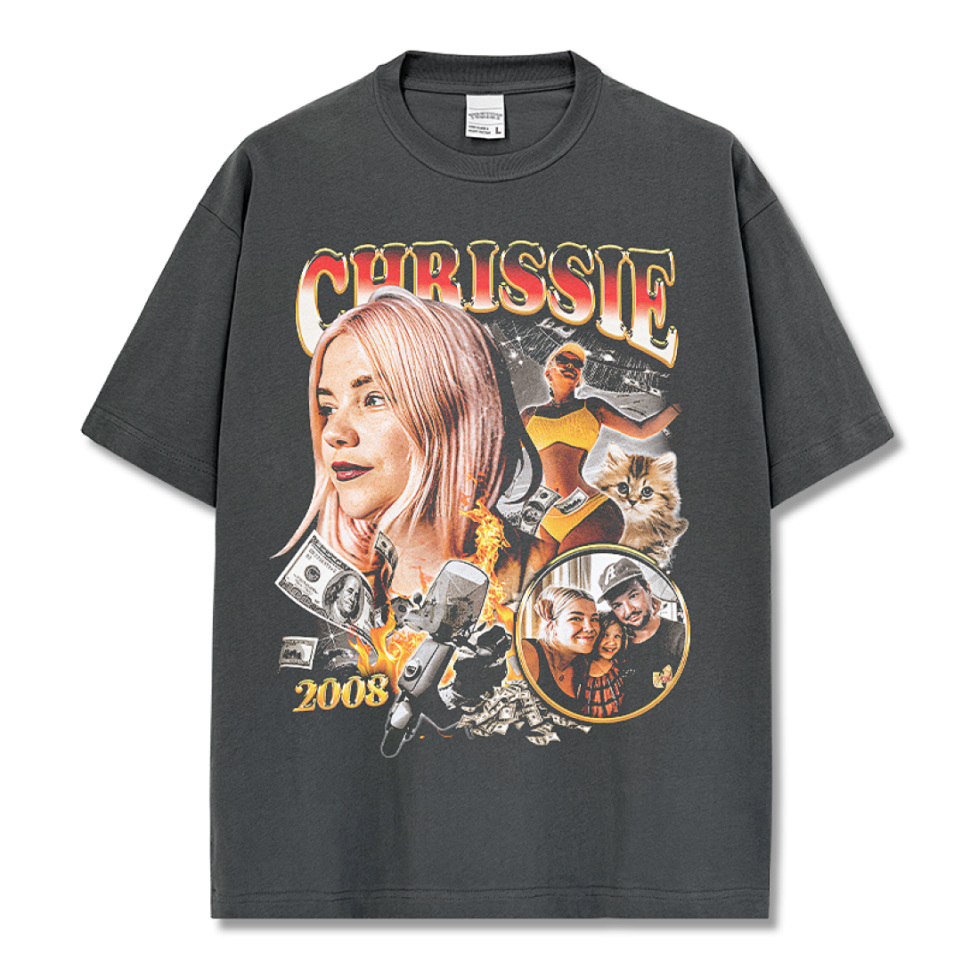 Chrissie Tee - Charcoal