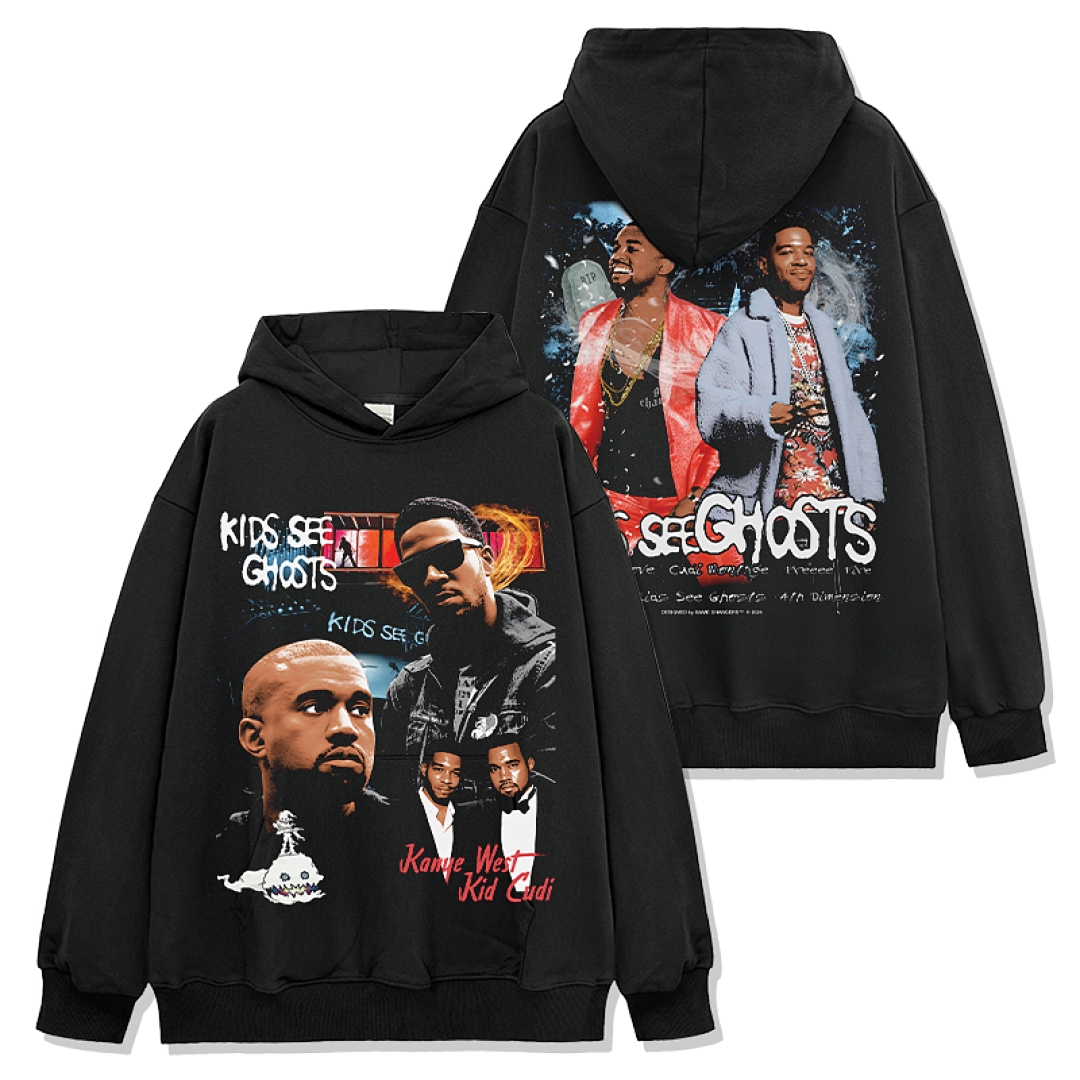 Kids See Ghosts Hoodie - Black