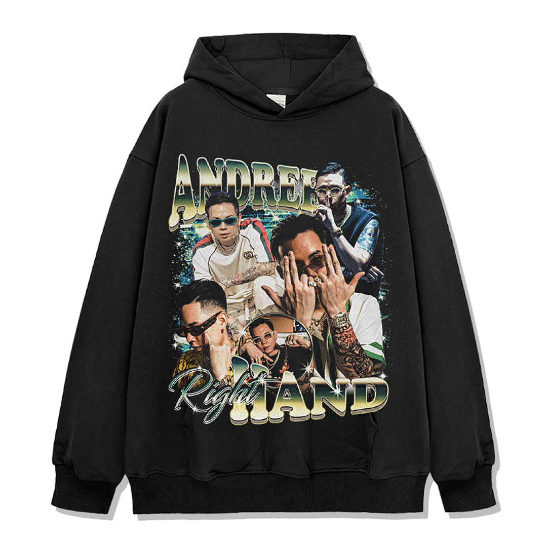 Andree Right Hand Hoodie - Black