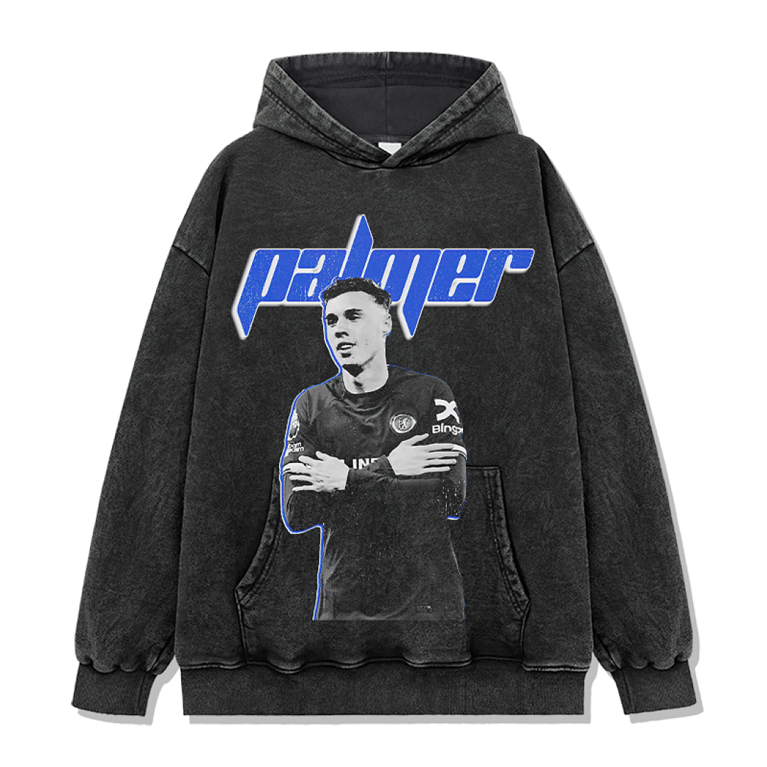 Cole Palmer Hoodie - Washed Black