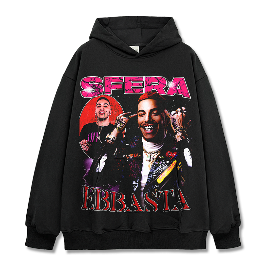 Sfera Ebbasta Hoodie - Black