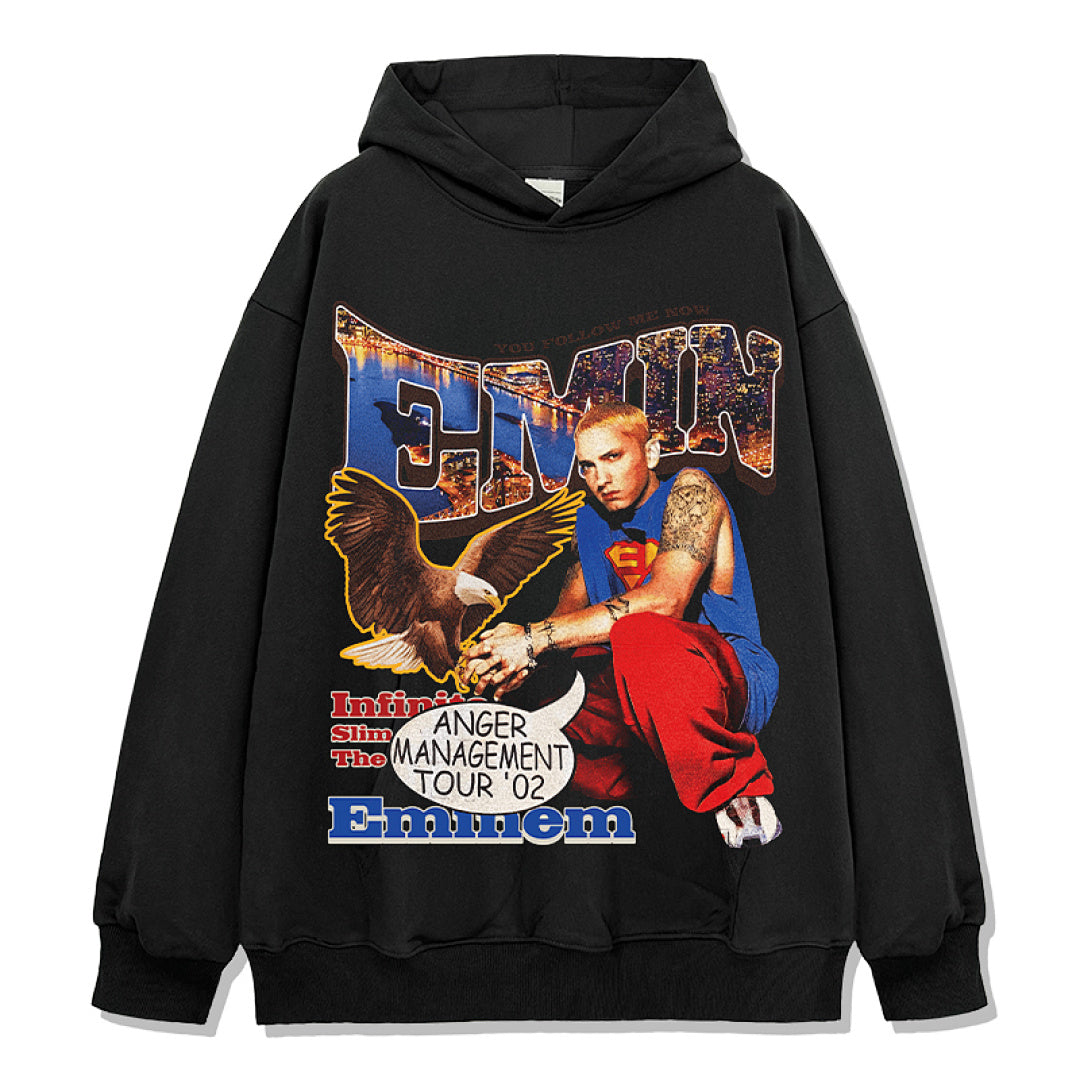 eminem Hoodie - Black