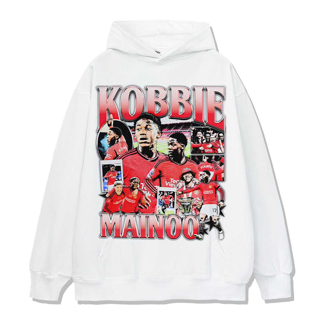 Kobbie Mainoo Hoodie - White