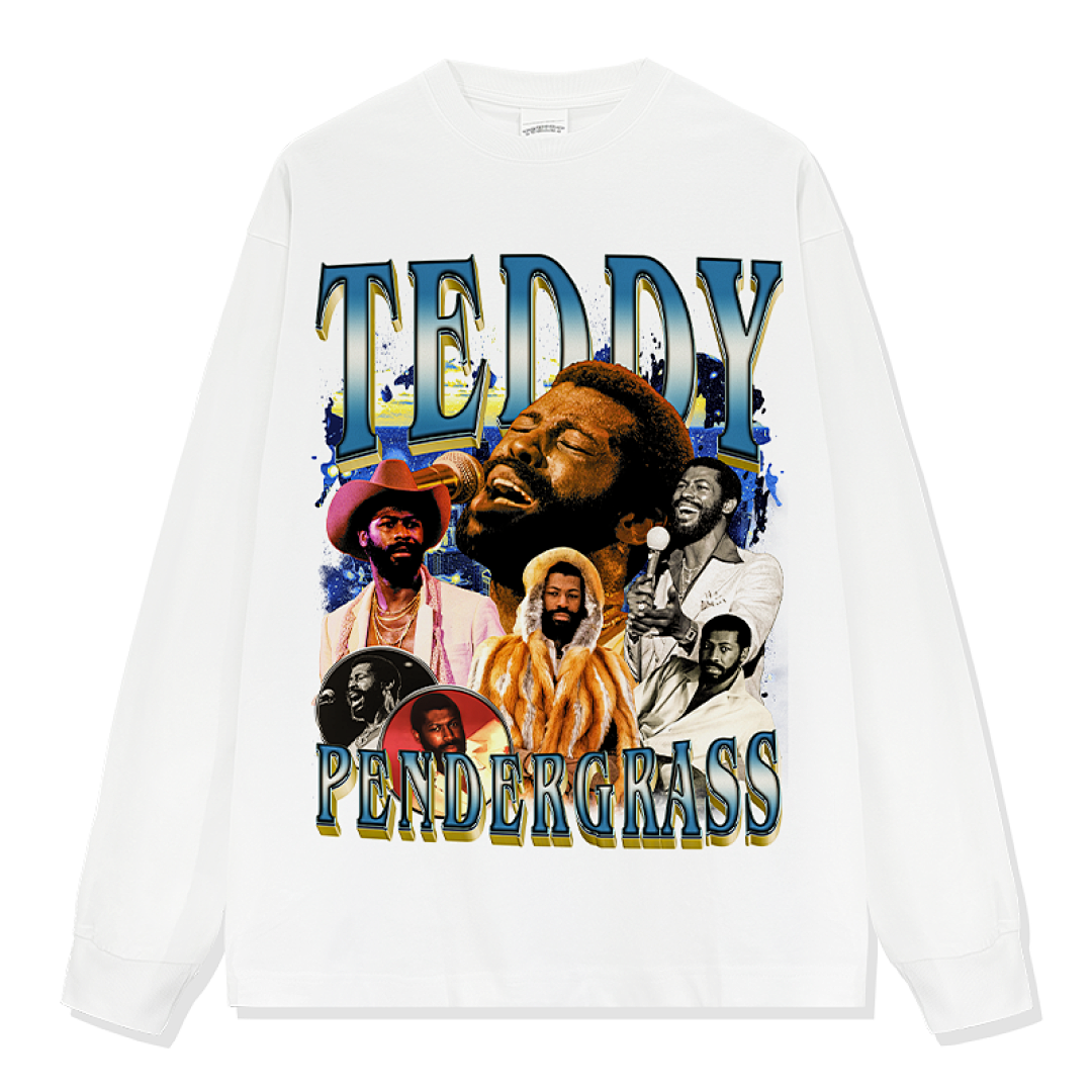 Teddy Pendergrass Sweatshirt - White