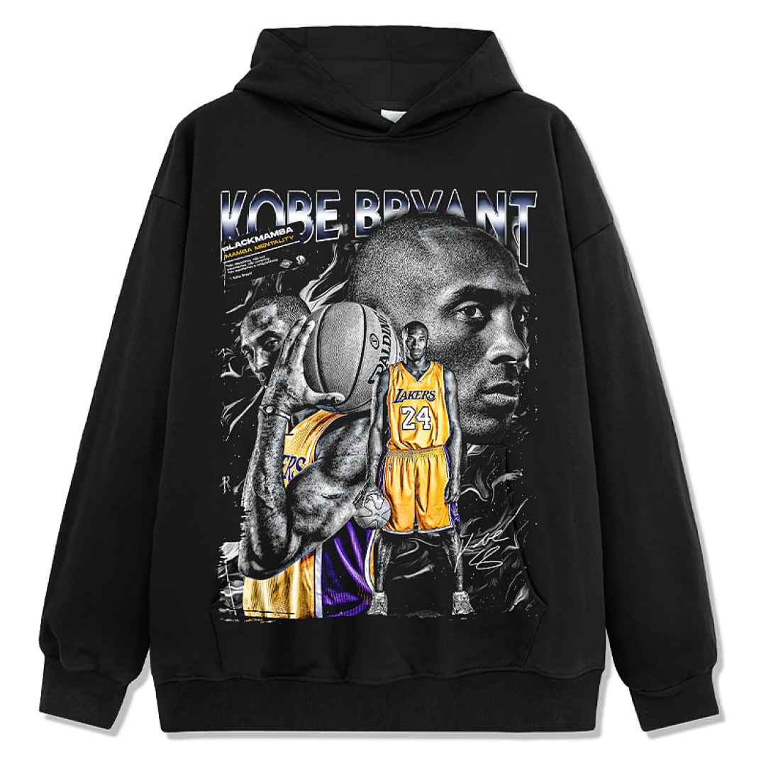 Kobe Design 6137 Hoodie - Black