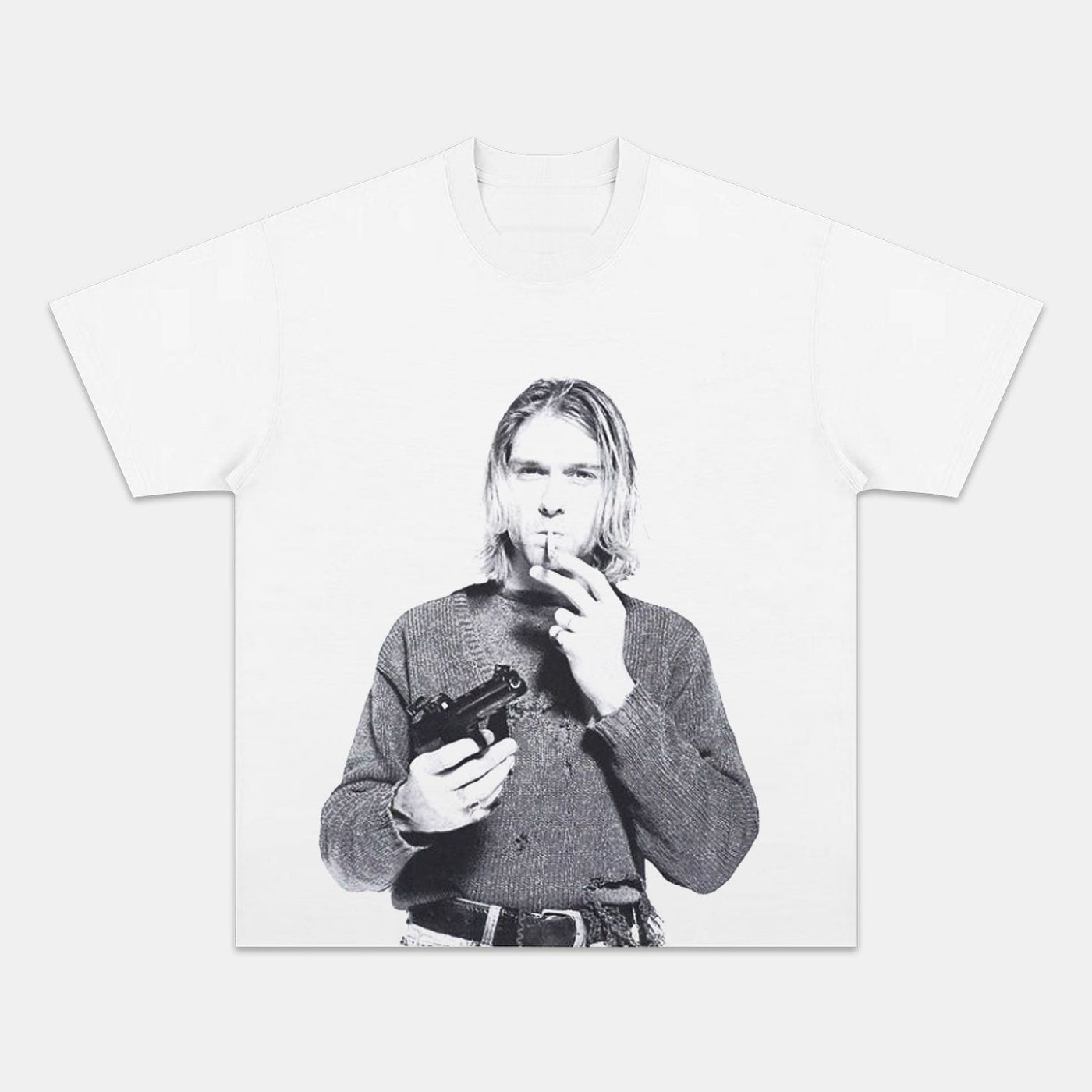 Kurt Cobain Nirvana Vintage Graphic Tee — product image 1