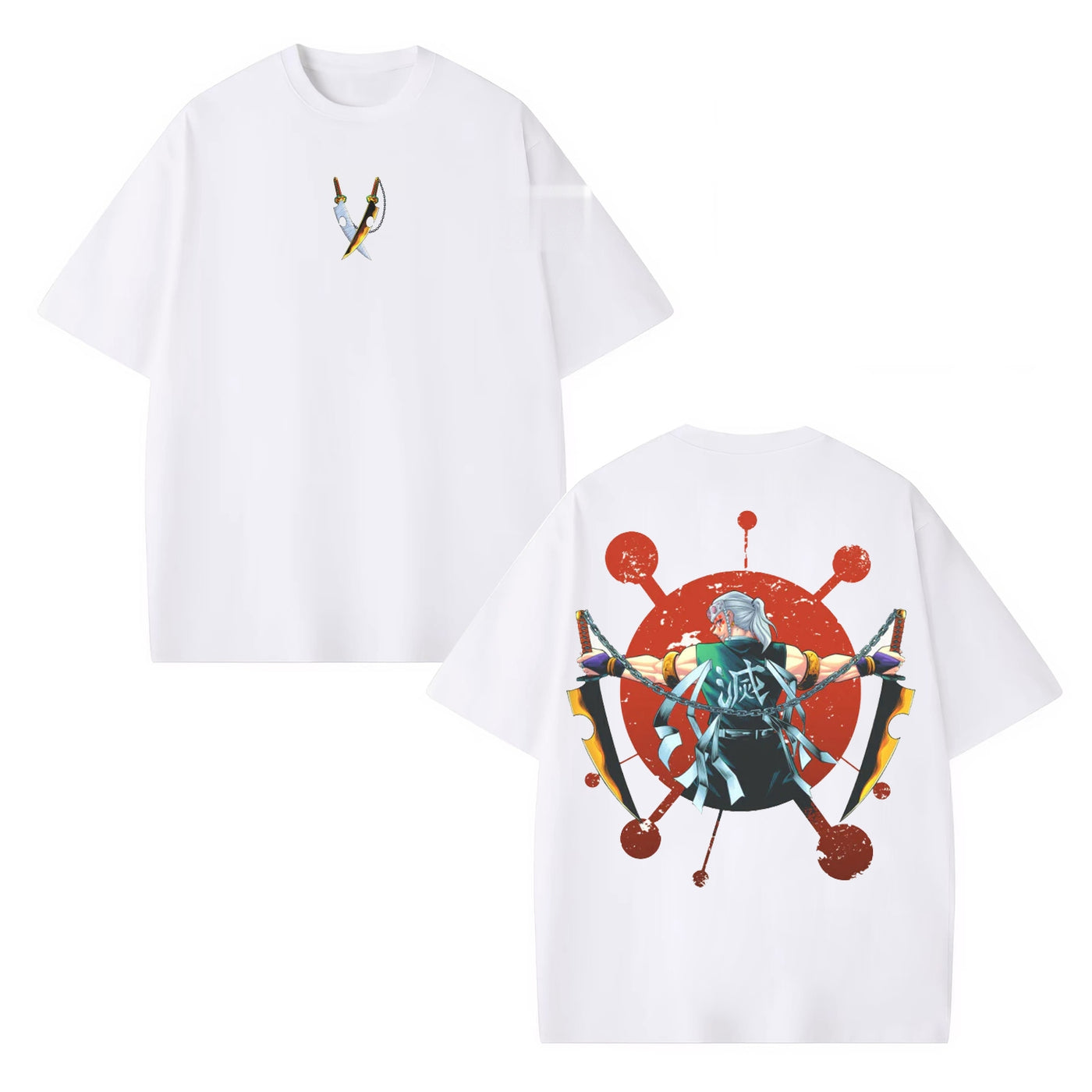 Tengen Uzui Demon Slayer Vintage Oversized Graphic Tee — product image 1