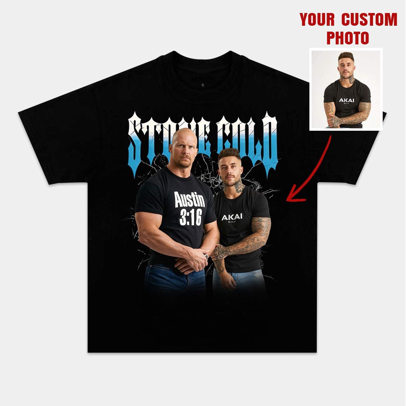Stone Cold Steve Austin 'Austin 3:16' Vintage Wrestling Graphic Tee — product image 1