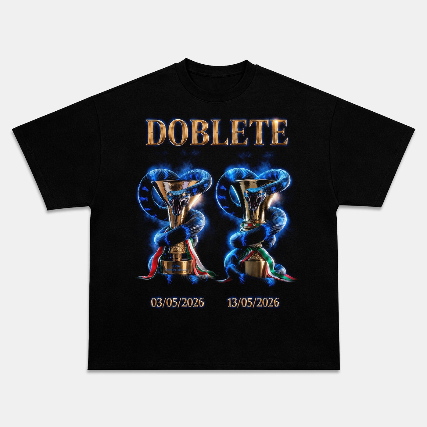 Inter Milan Doblete Soccer Graphic Tee — product image 1