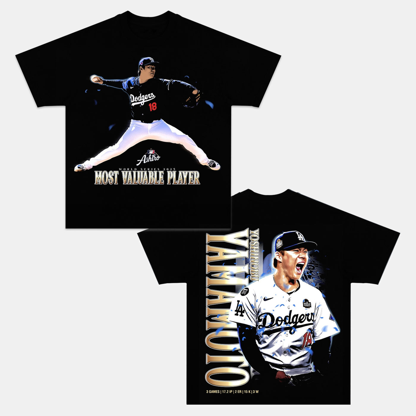 Yoshinobu Yamamoto World Series MVP Graphic Tee — product image 1