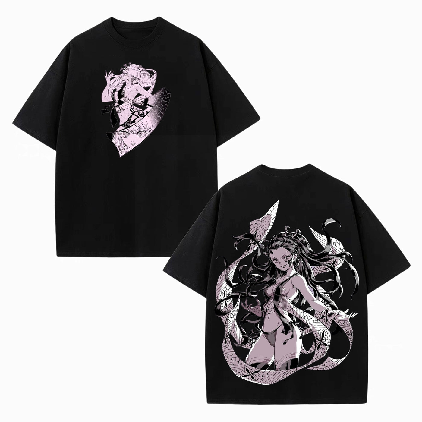 Daki Upper Moon 6 Demon Slayer Vintage Heavyweight Graphic T-Shirt — product image 1