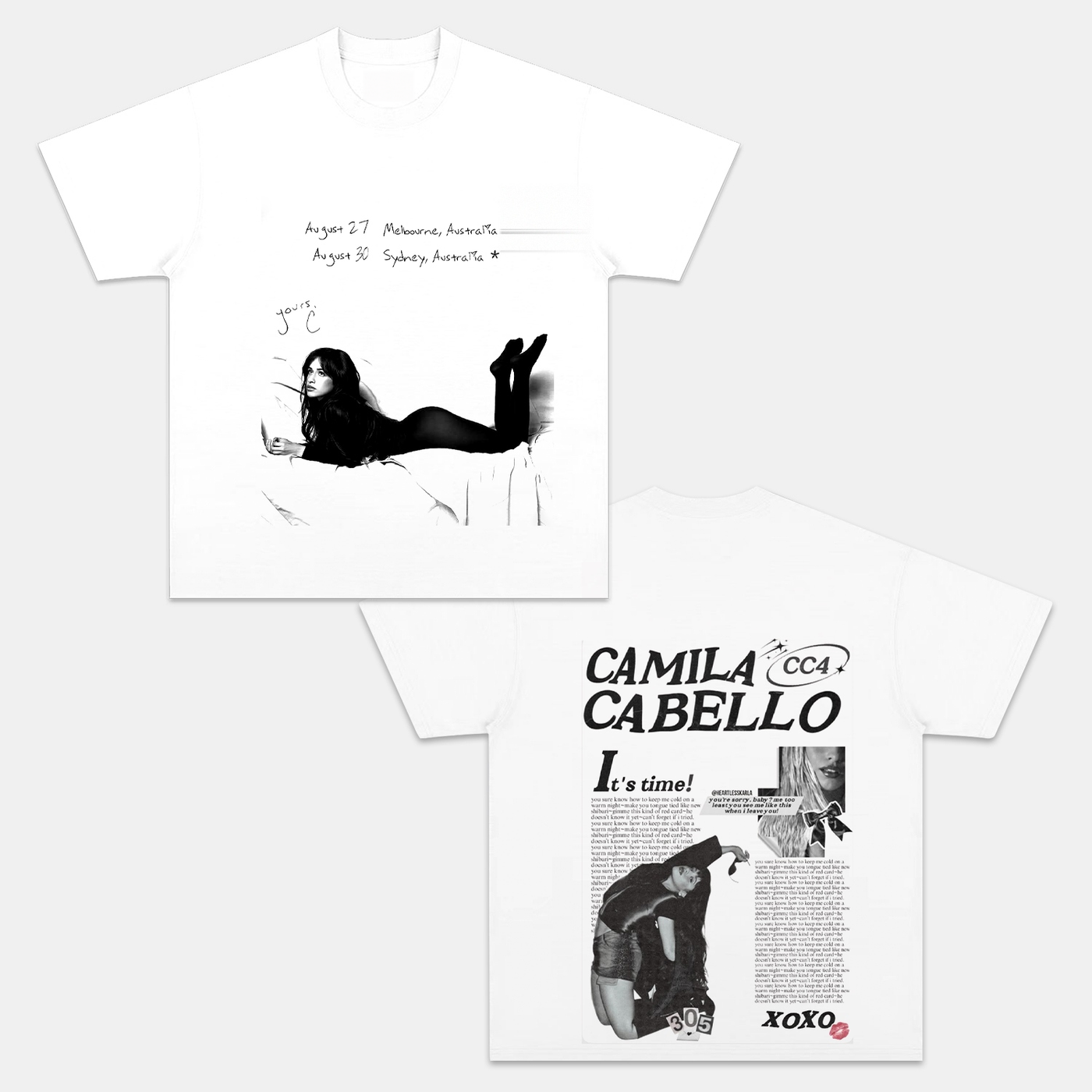 Camila Cabello Vintage Pop Star Graphic Tee — product image 1