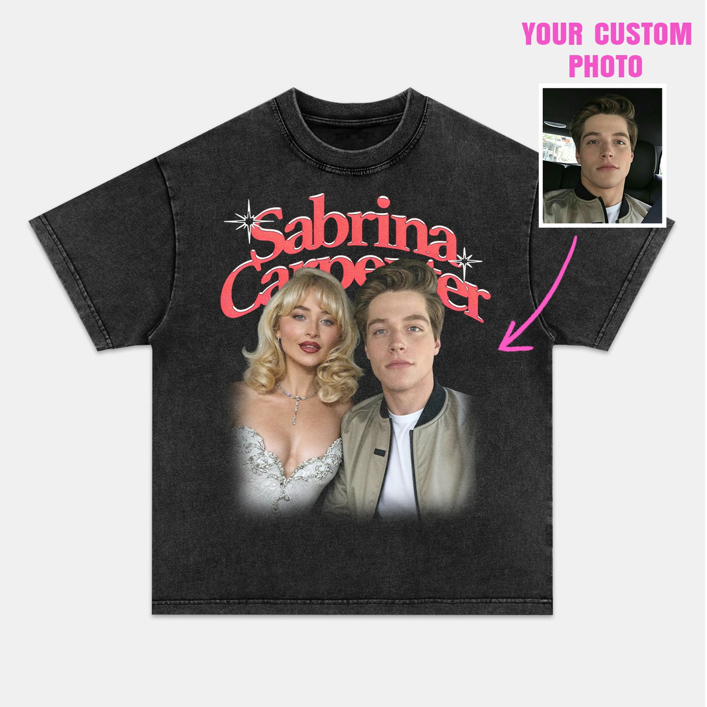Sabrina Carpenter 'Short n Sweet' Vintage Pop Graphic Tee — product image 2