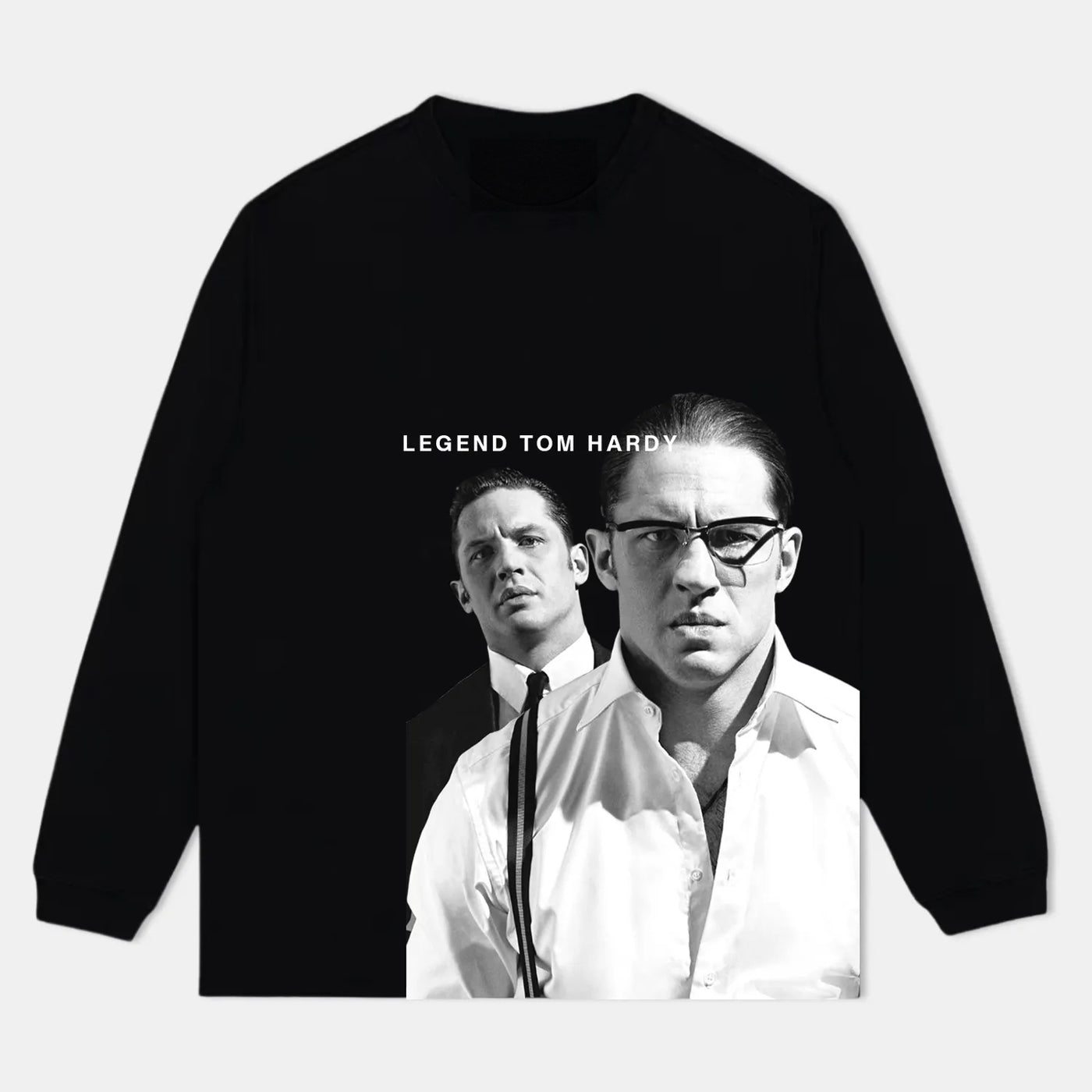Legend Tom Hardy Kray Twins Vintage Graphic Long Sleeve T-Shirt — product image 1