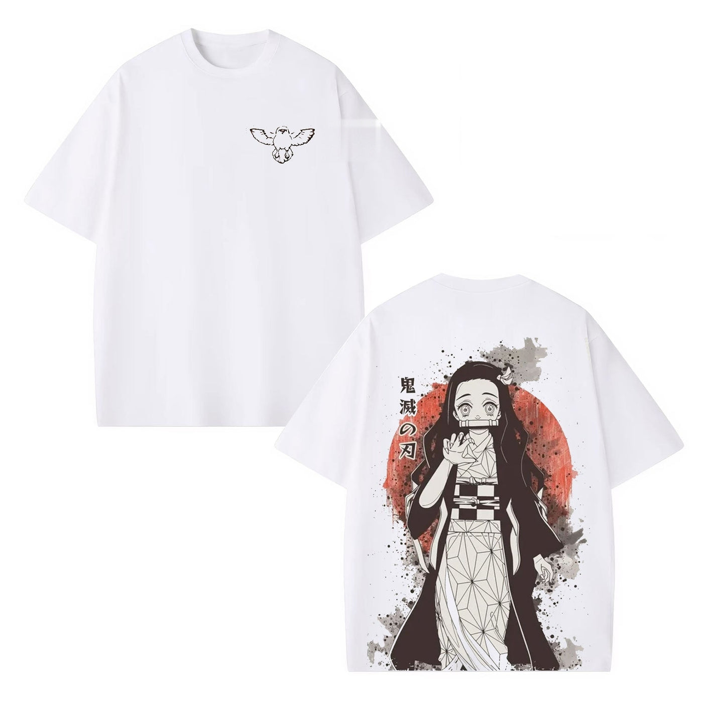 Nezuko Kamado Demon Slayer Anime Washed Graphic Tee — product image 2