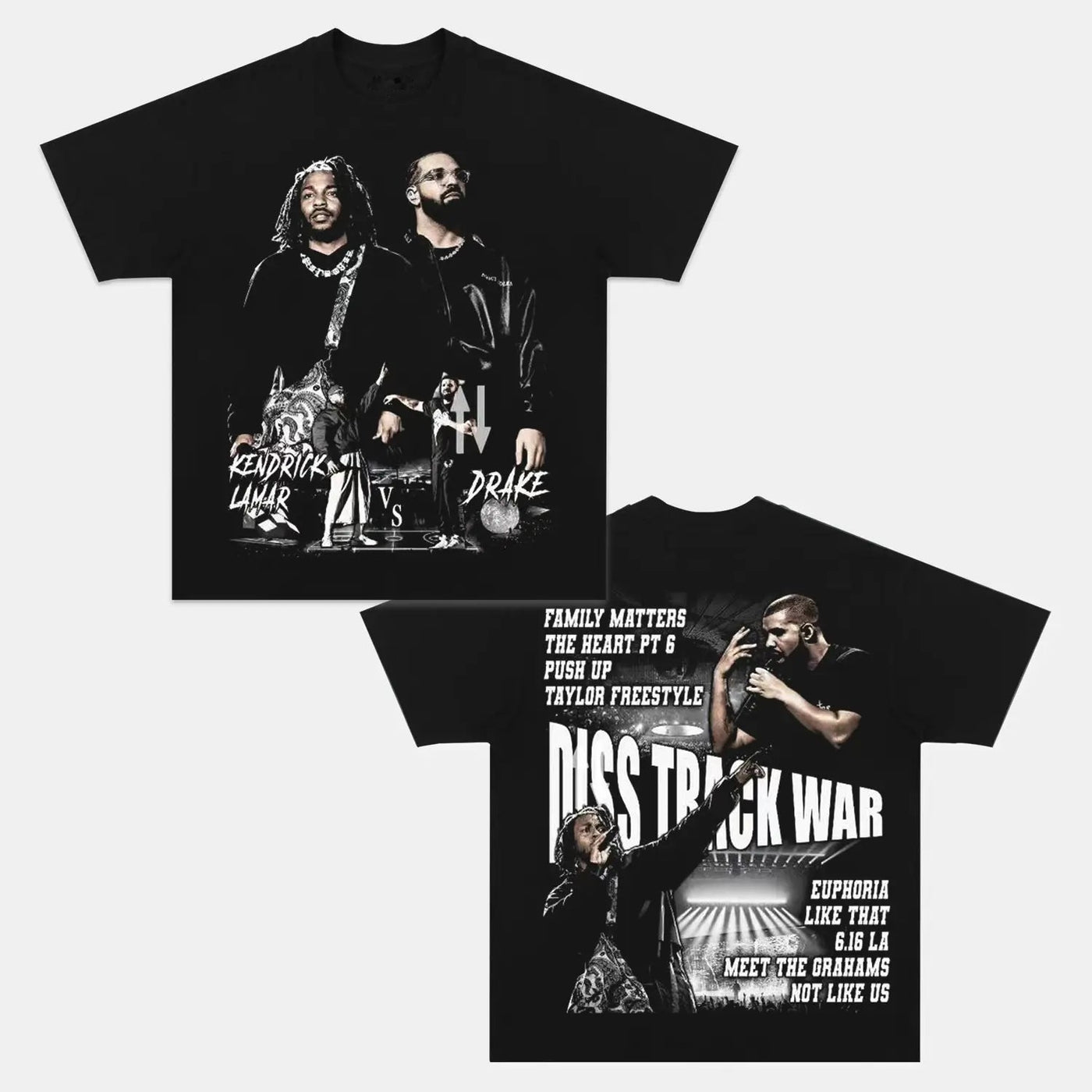 Drake vs Kendrick Lamar Graphic Tee — product image 2