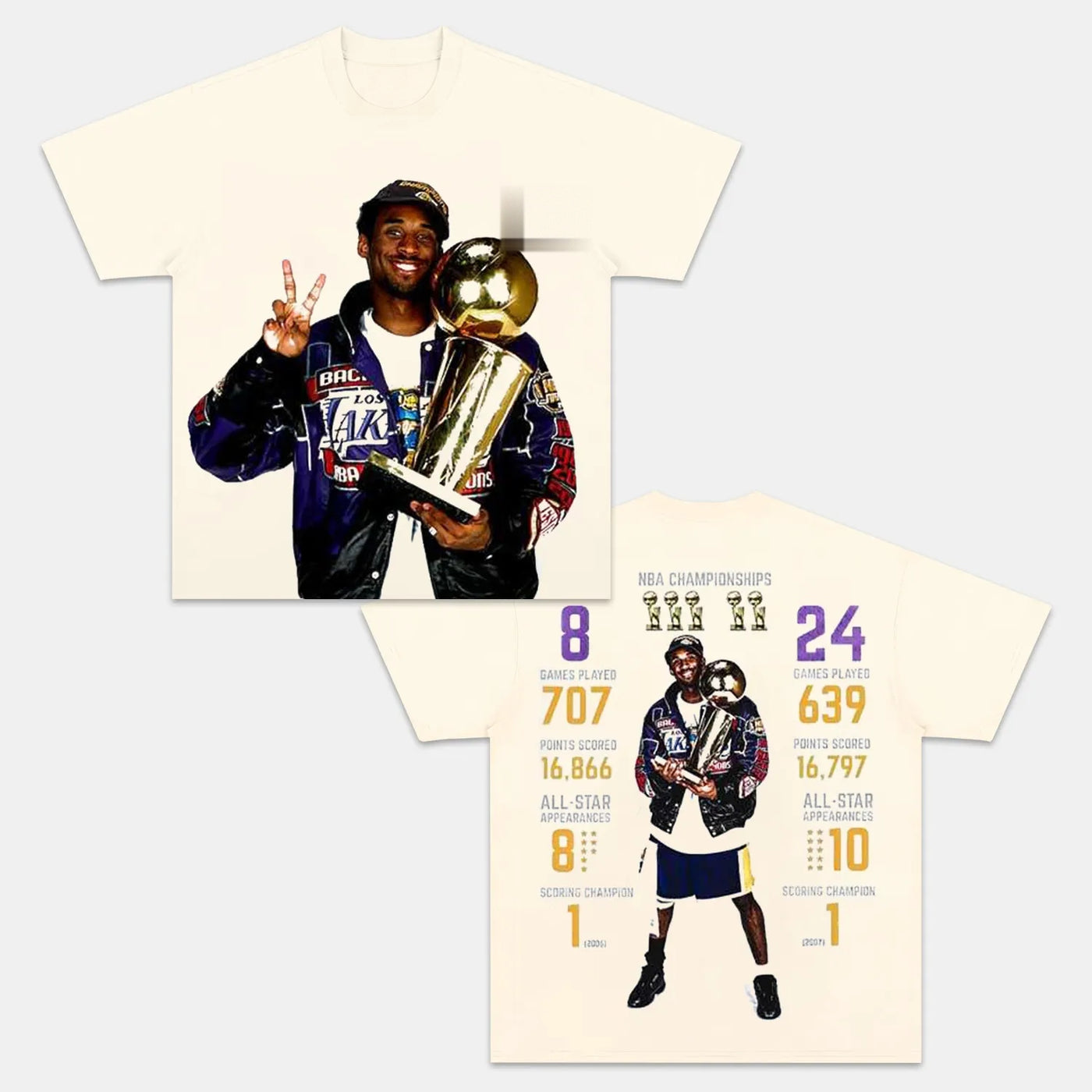 Kobe Bryant Champions Vintage Graphic Tee — product image 2
