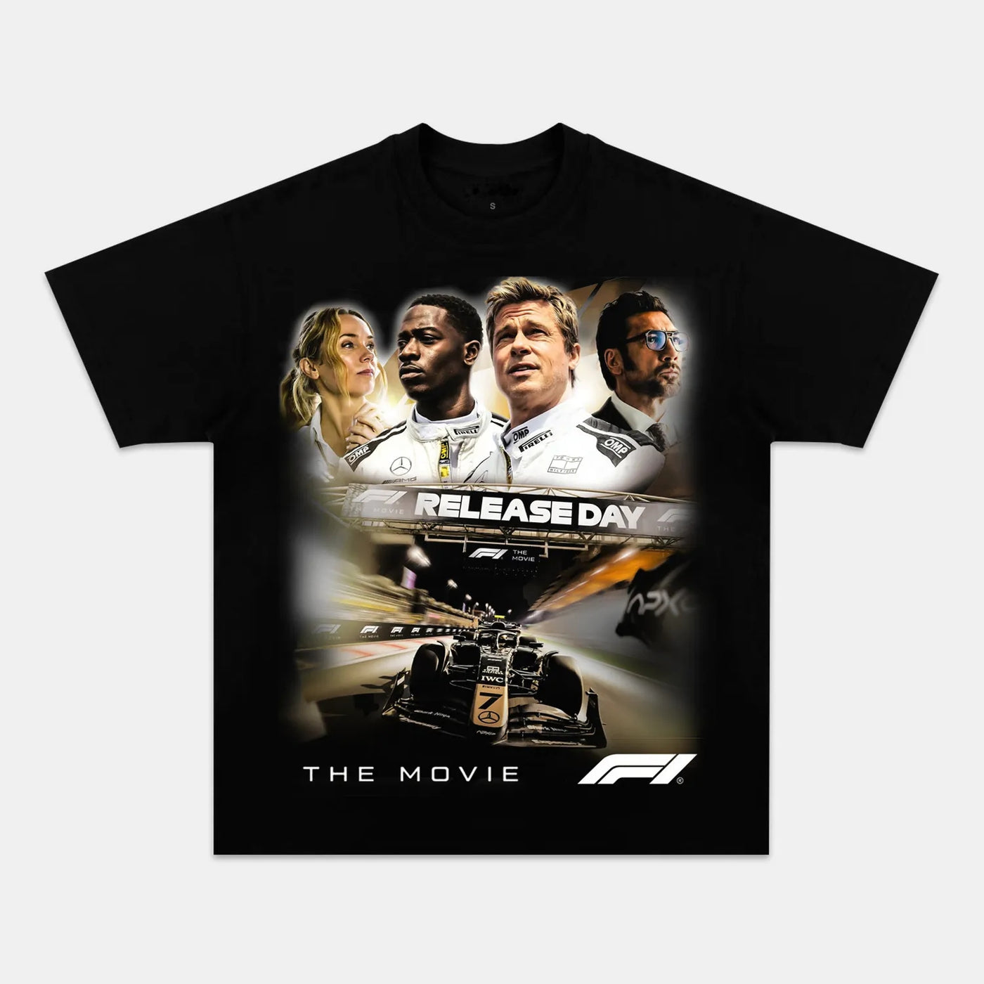 Formula 1 'F1 The Movie' Racing Vintage Heavyweight Graphic T-Shirt — product image 2