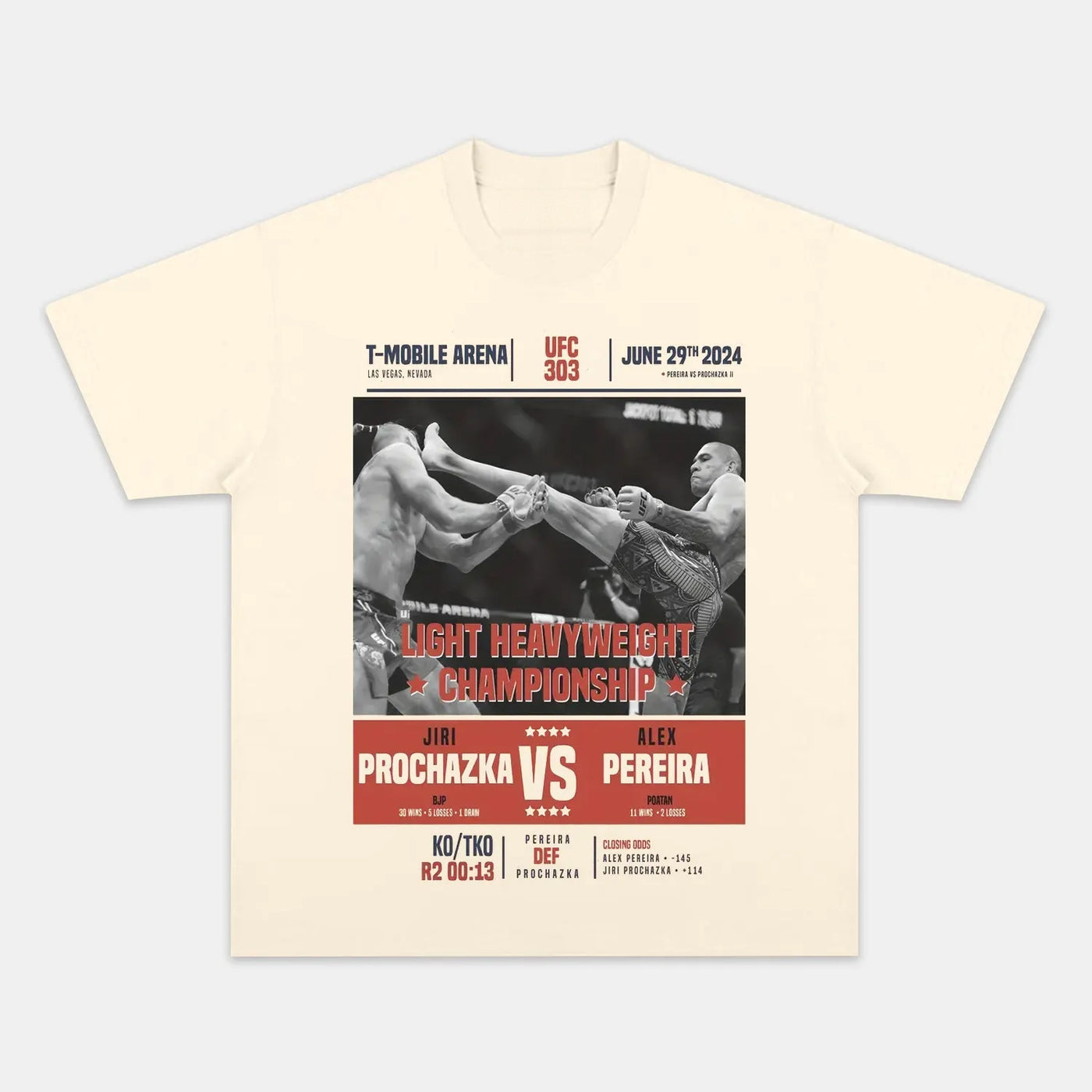 Prochazka Vs Pereira Graphic Tee — product image 2