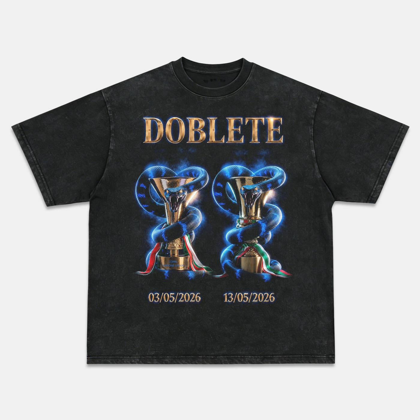 Inter Milan Doblete Soccer Graphic Tee — product image 2