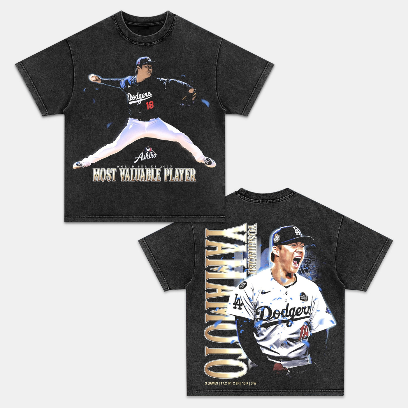 Yoshinobu Yamamoto World Series MVP Graphic Tee — product image 2