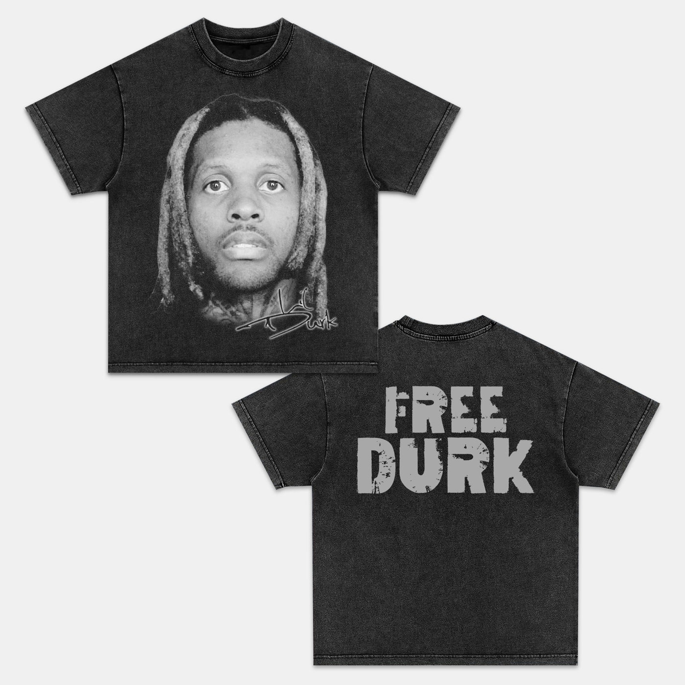 Lil Durk Vintage Graphic Tee — product image 2