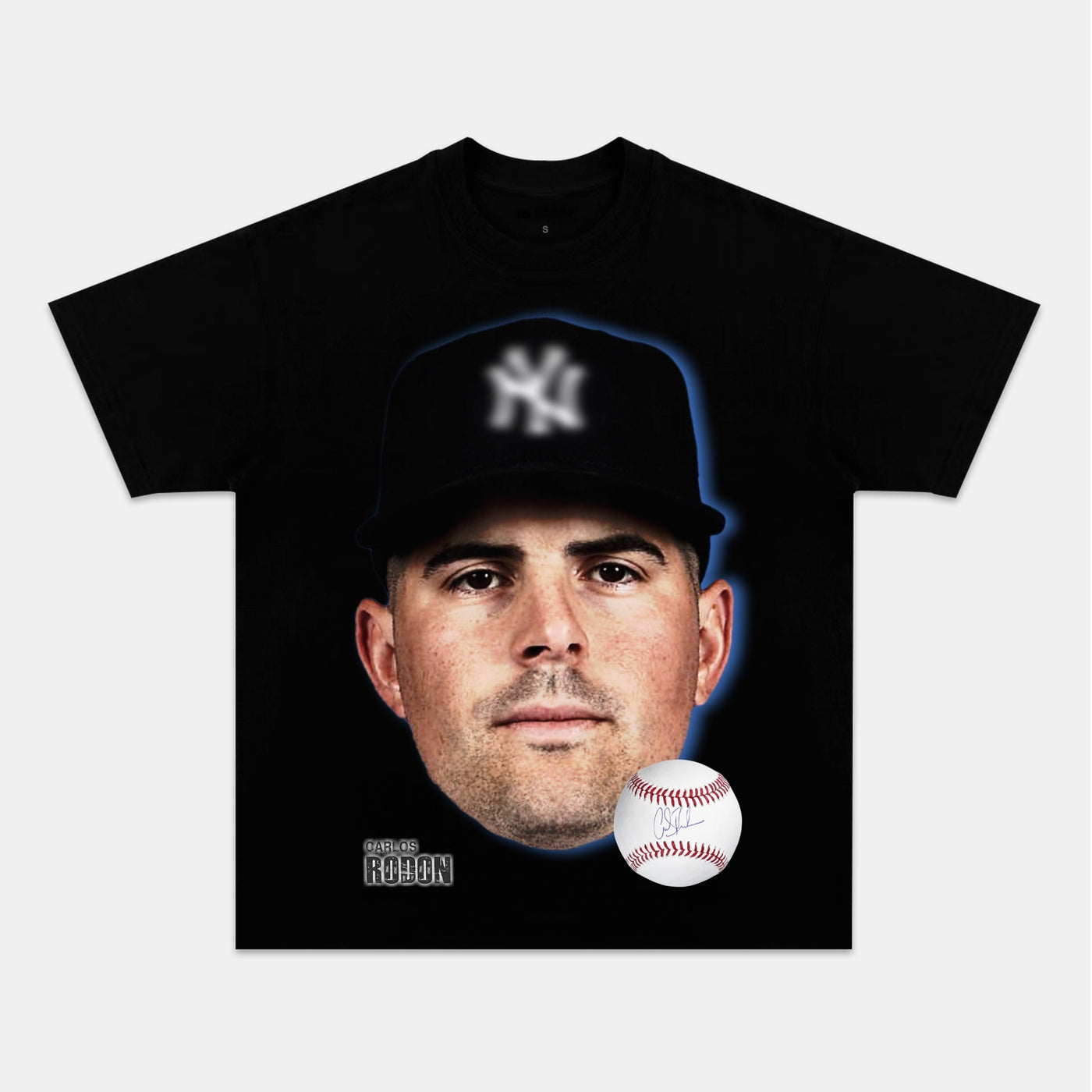 Carlos Rodón NY Baseball Vintage Heavyweight Graphic T-Shirt — product image 2