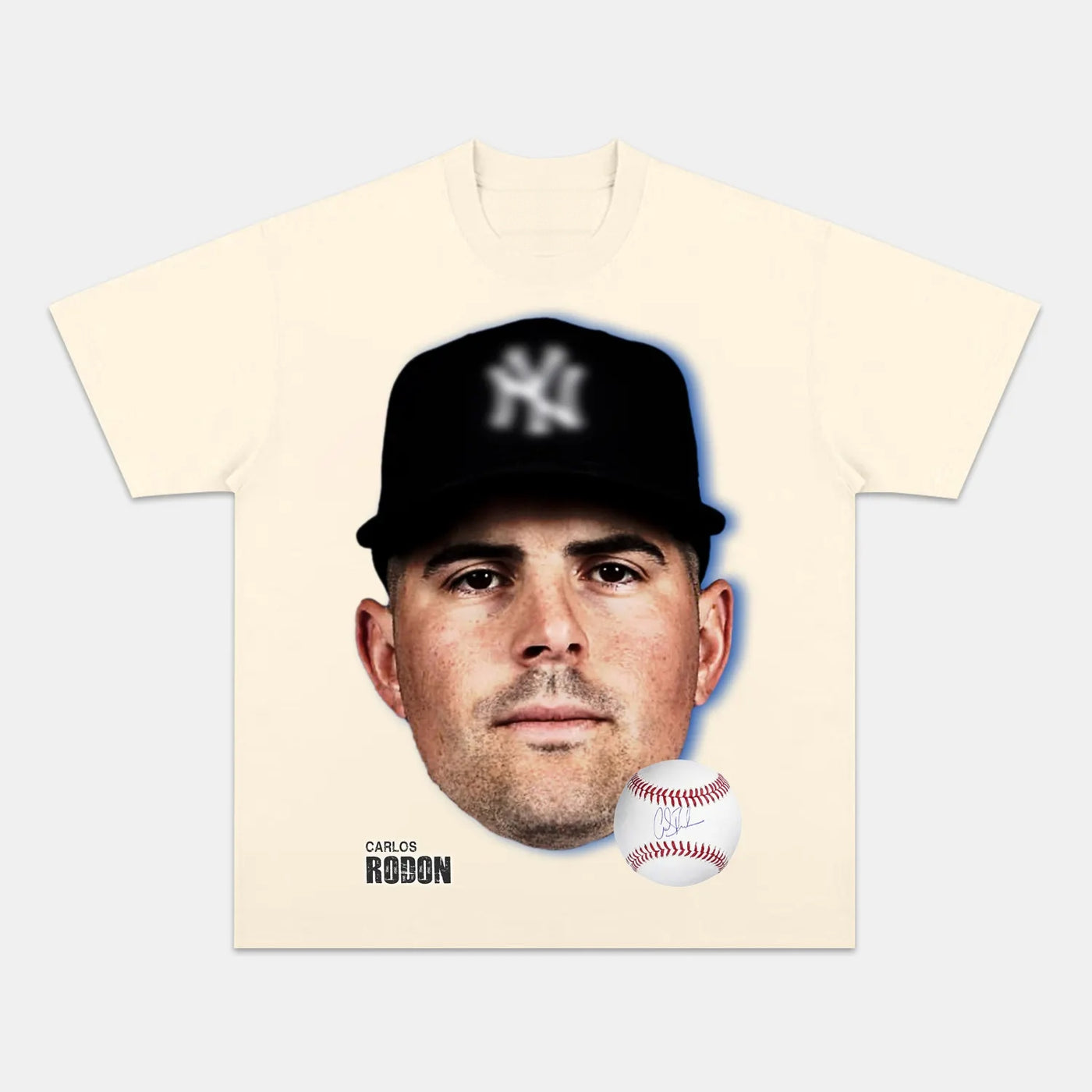 Carlos Rodón NY Baseball Vintage Heavyweight Graphic T-Shirt — product image 3