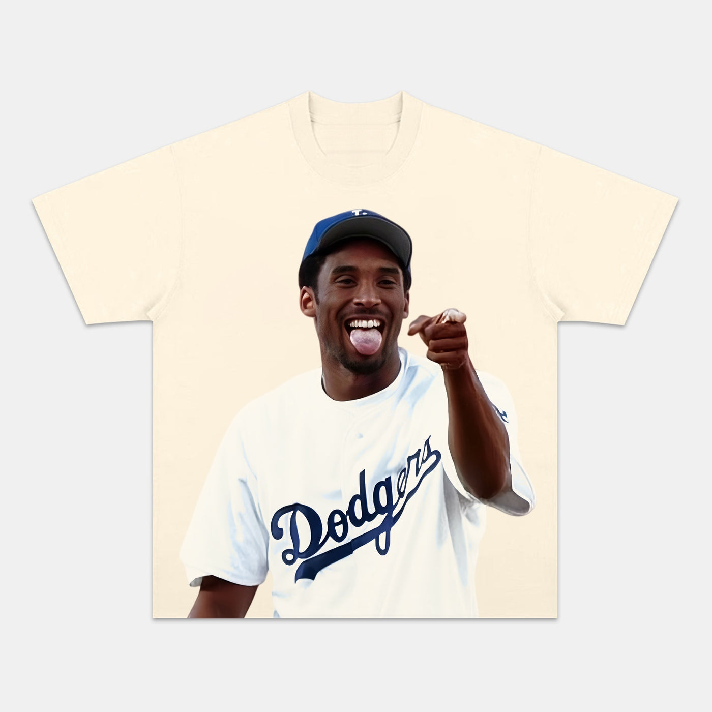 Kobe Bryant LA Dodgers Crossover Vintage Graphic Tee — product image 3
