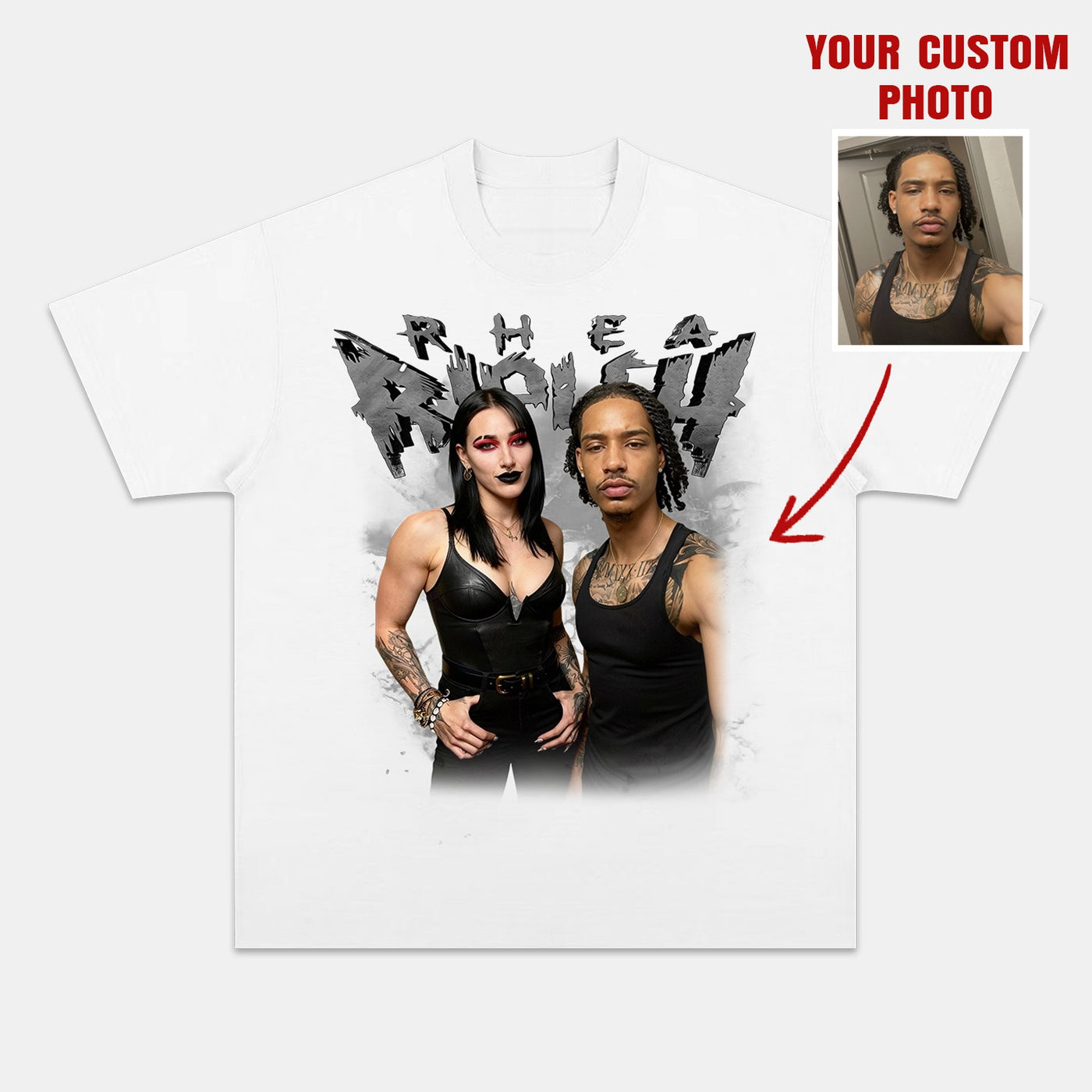 Rhea Ripley 'Eradicator Mami' Gothic Wrestling Graphic Tee — product image 4