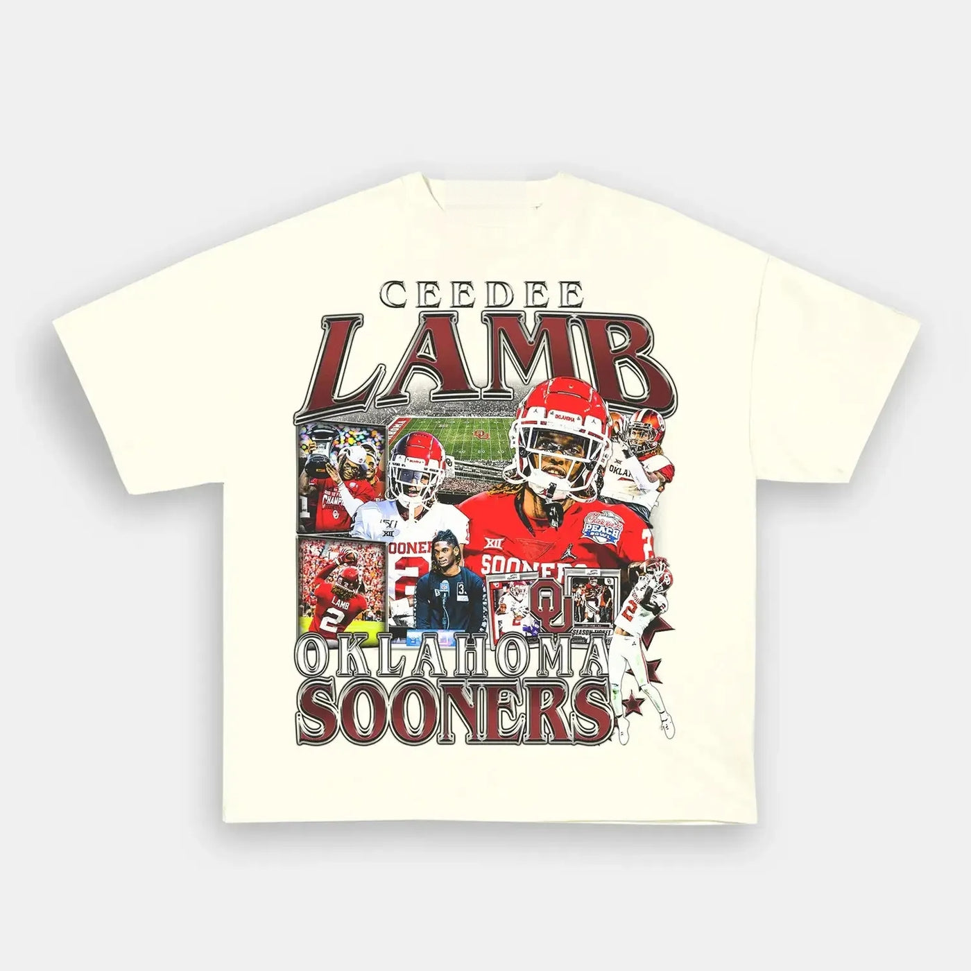 CeeDee Lamb Oklahoma Sooners Vintage Graphic Tee — product image 4