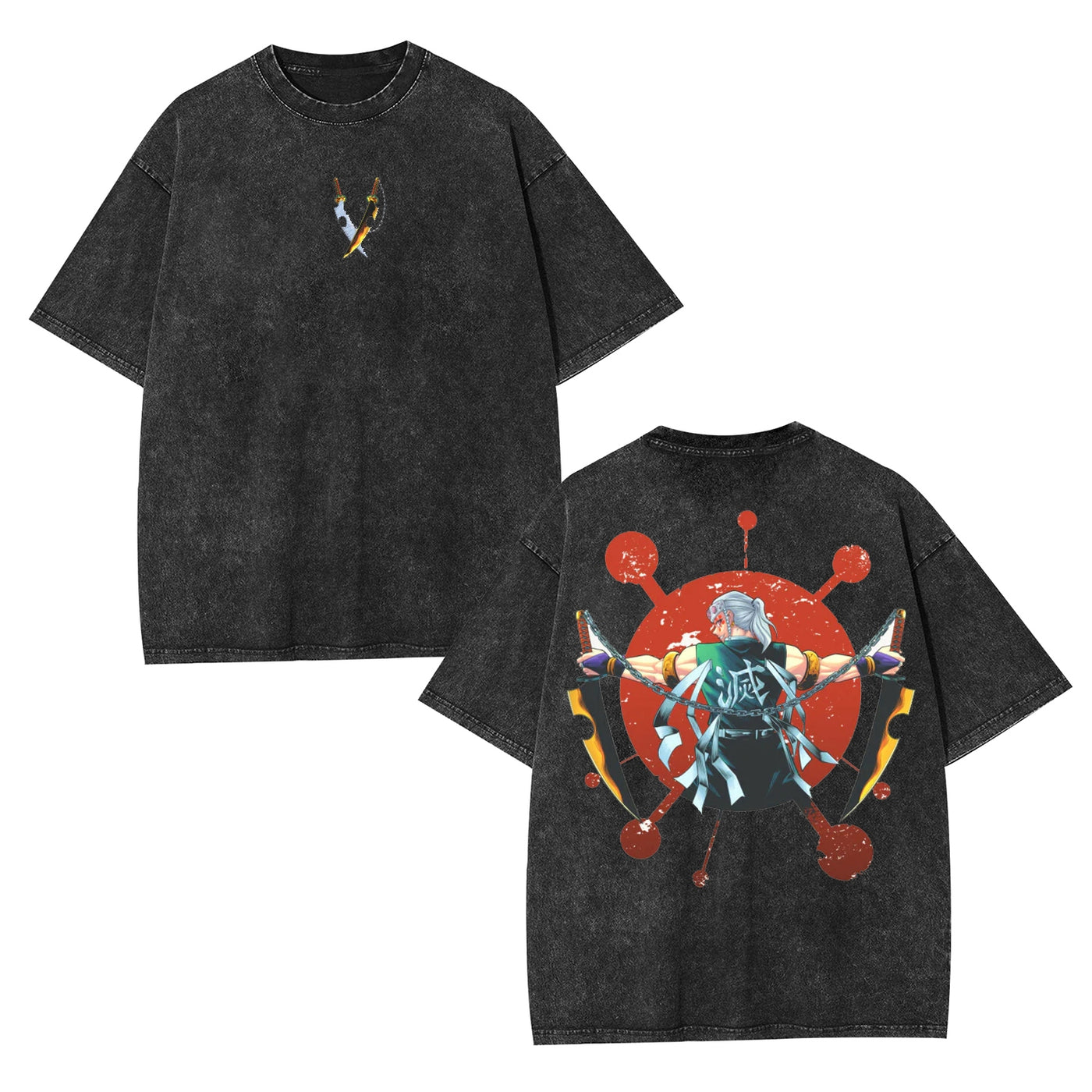 Tengen Uzui Demon Slayer Vintage Oversized Graphic Tee — product image 4