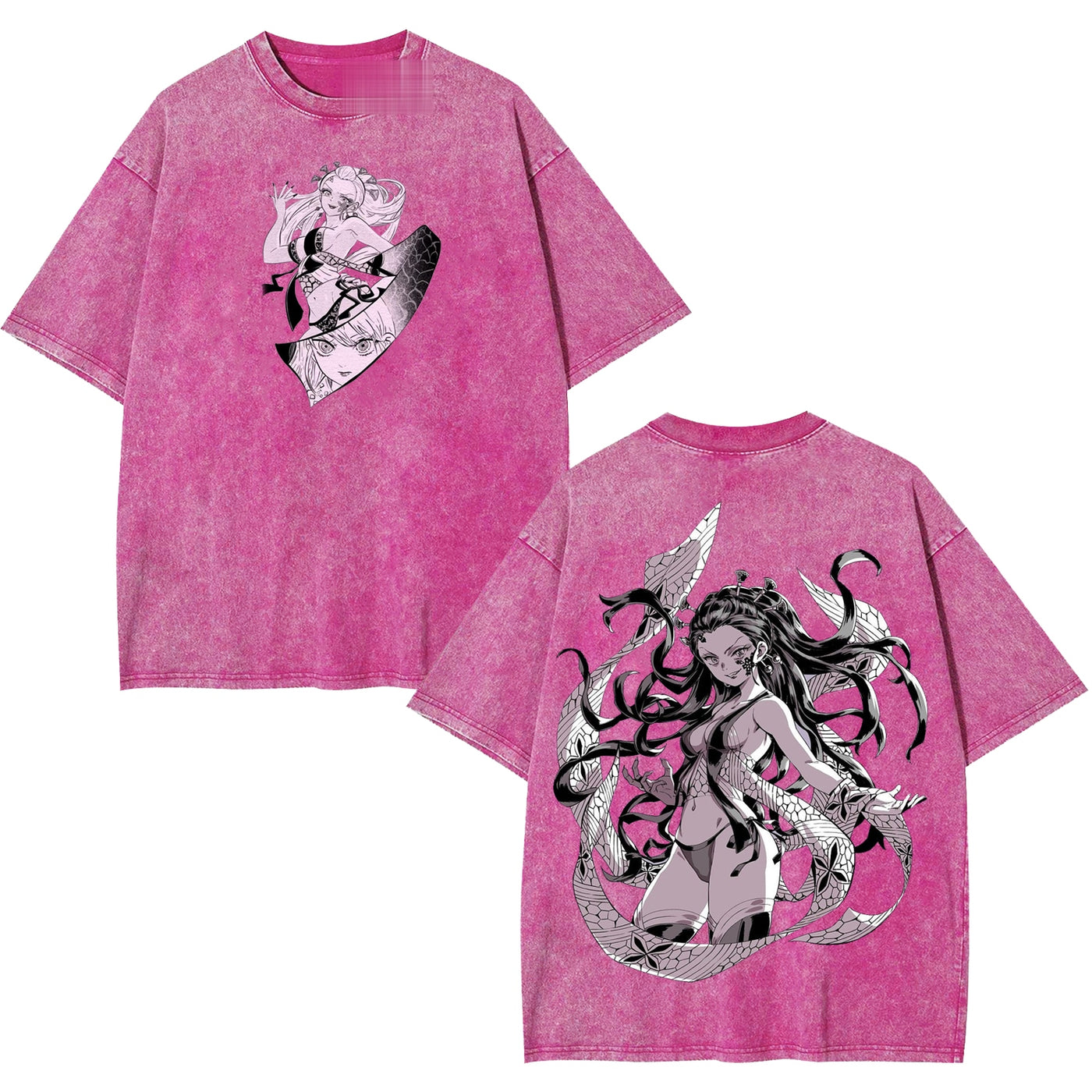 Daki Upper Moon 6 Demon Slayer Vintage Heavyweight Graphic T-Shirt — product image 5