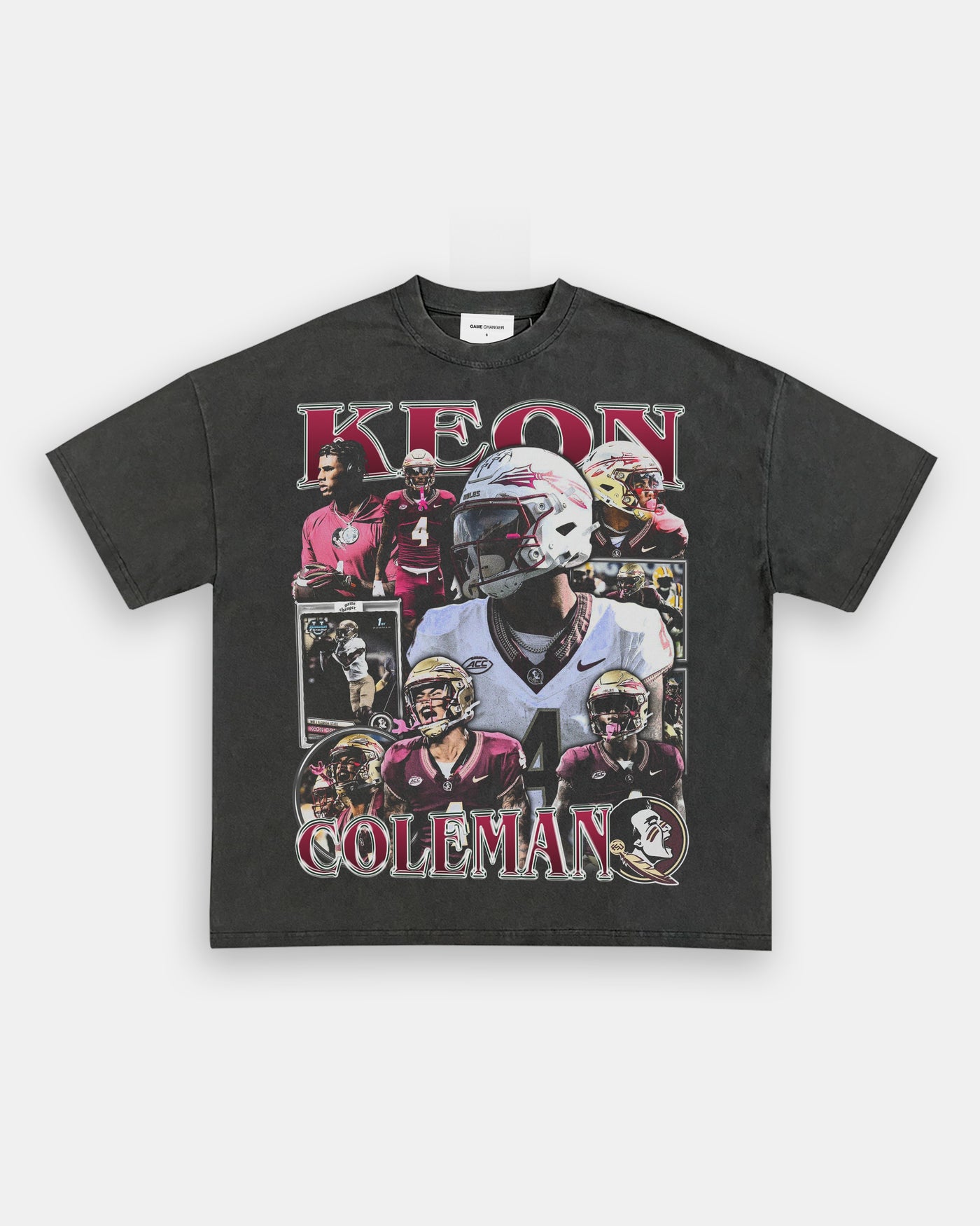 Keon Coleman Florida State Seminoles Vintage Graphic Tee — product image 7