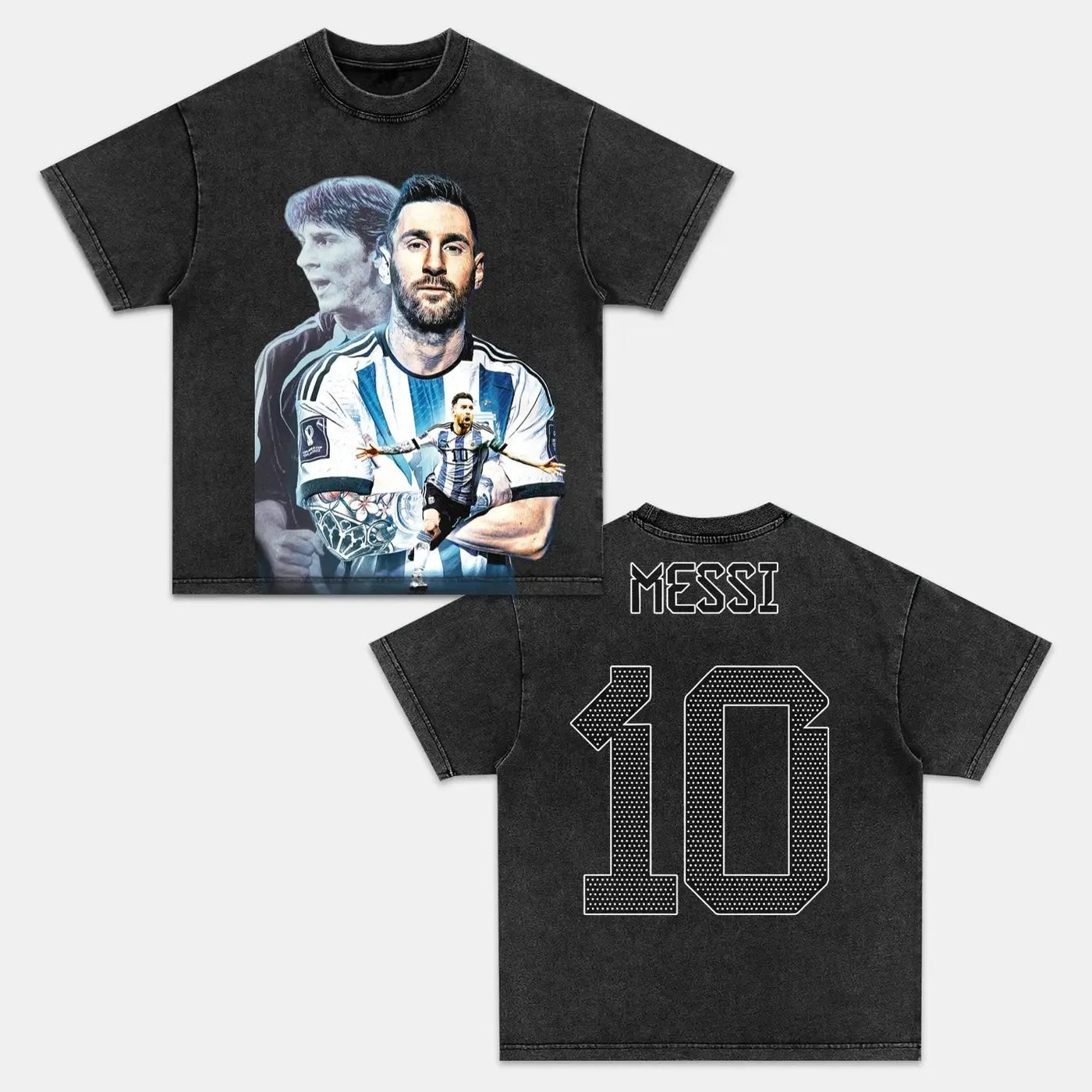 Lionel Messi 2024 Vintage Soccer Graphic Tee — product image 6
