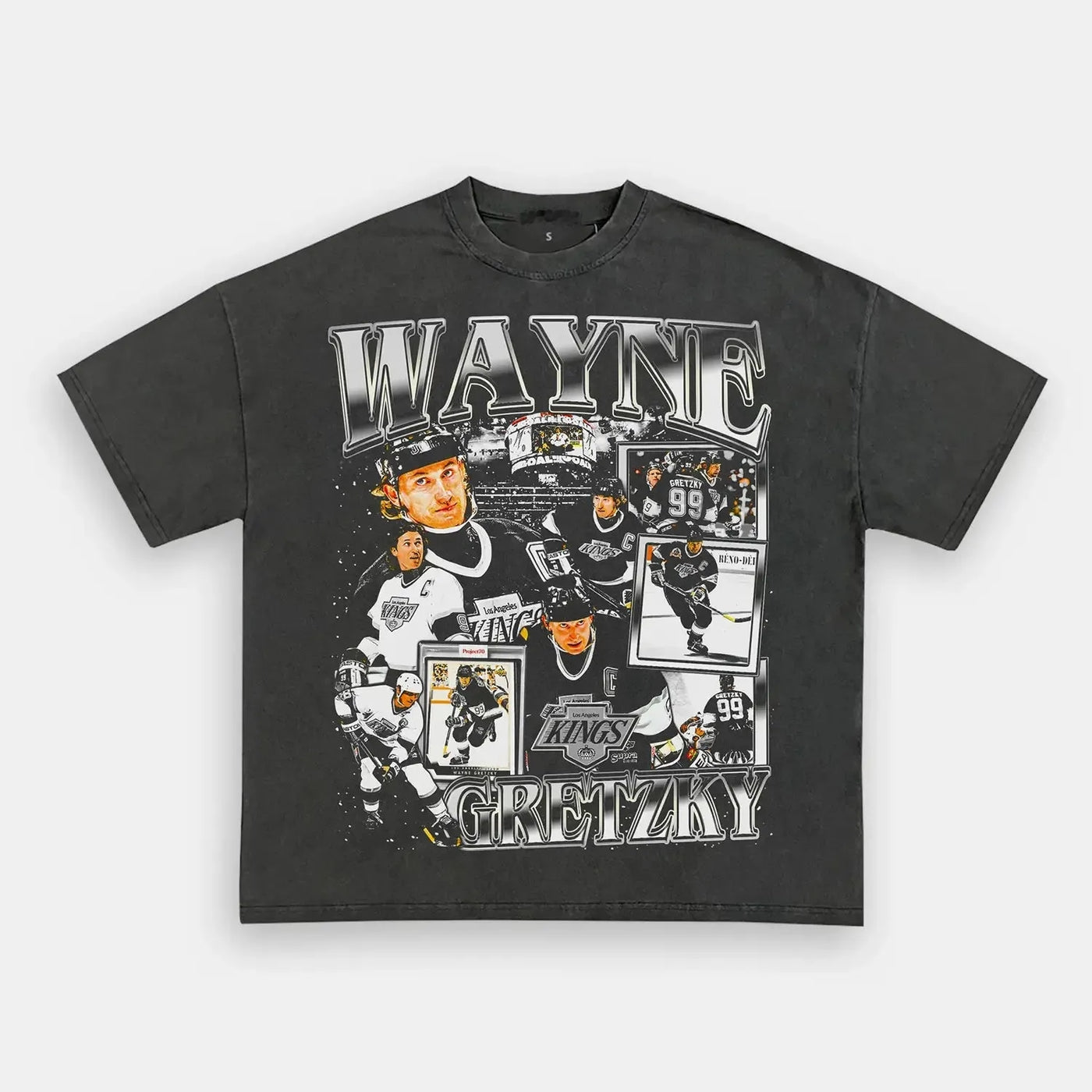 Wayne Gretzky LA Kings The Great One Vintage Graphic Tee — product image 8