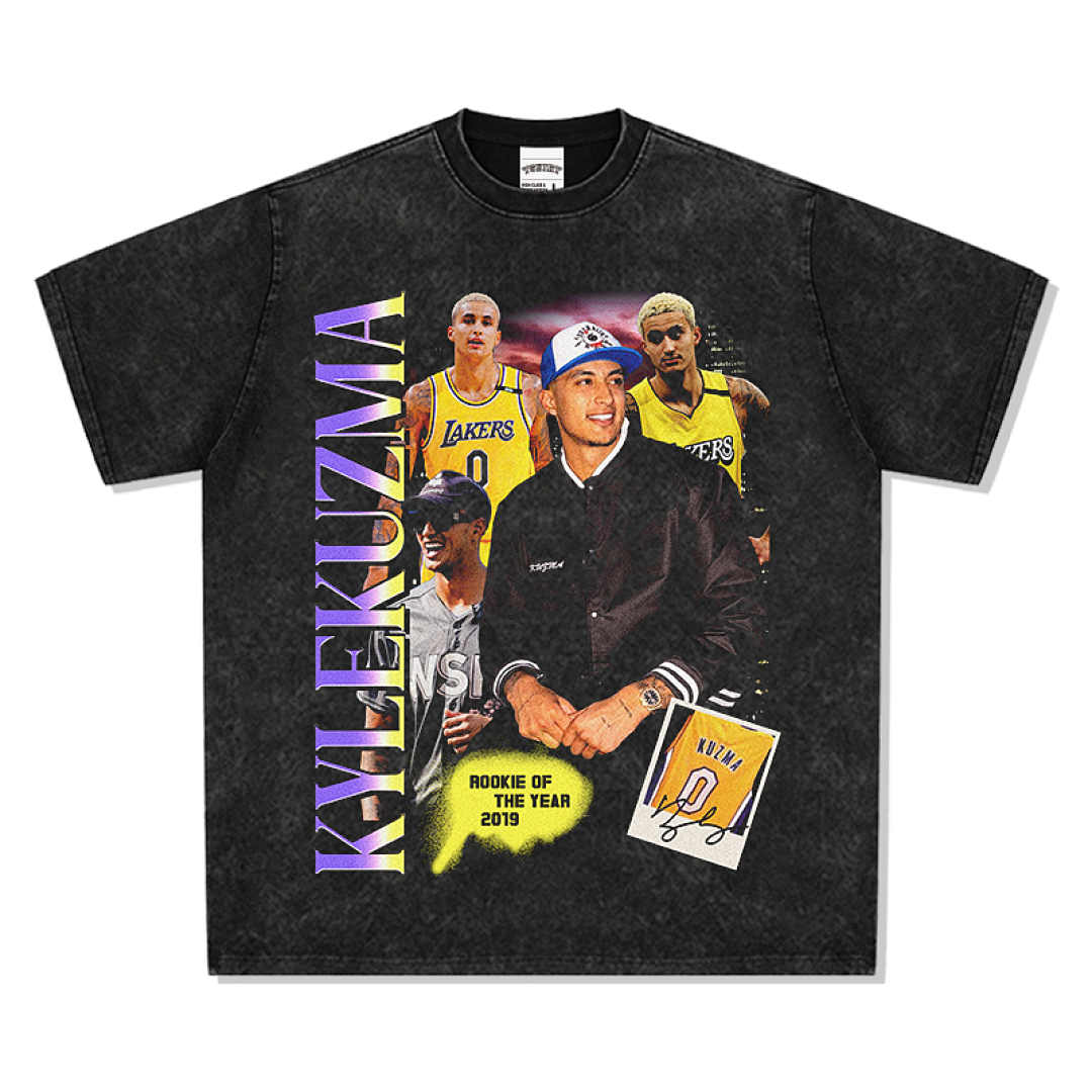 Kyle Kuzma Design 6238 Tee - Washed Black