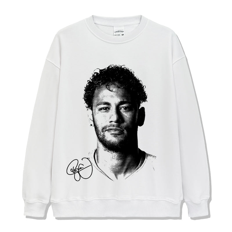 Neymar "Signature" Sweatshirt tribute tee in heavyweight cotton